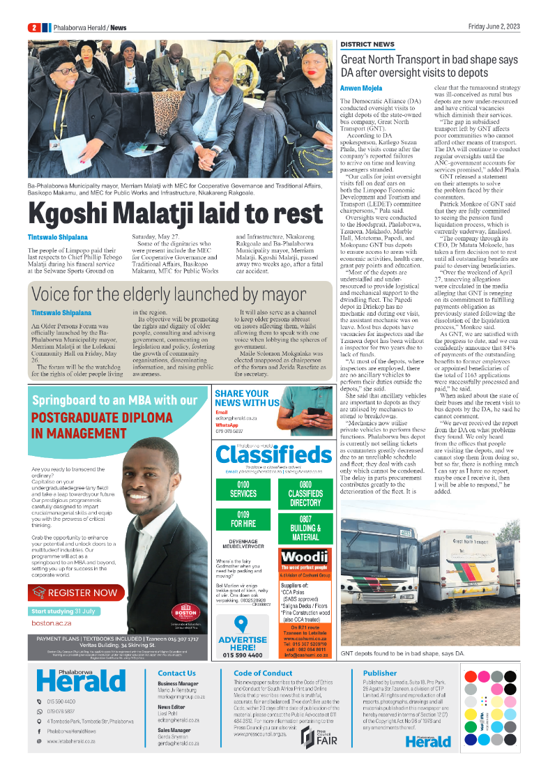 Phalaborwa Herald page 2