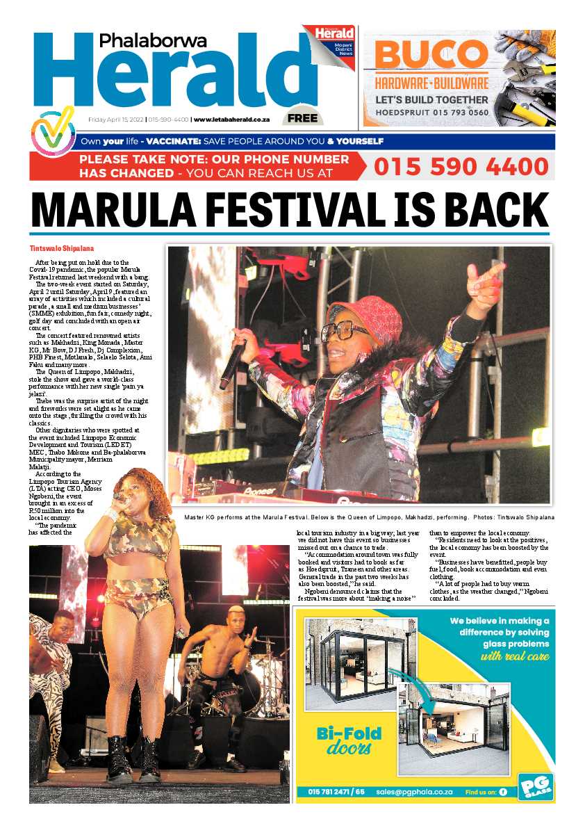 Phalaborwa Herald page 1