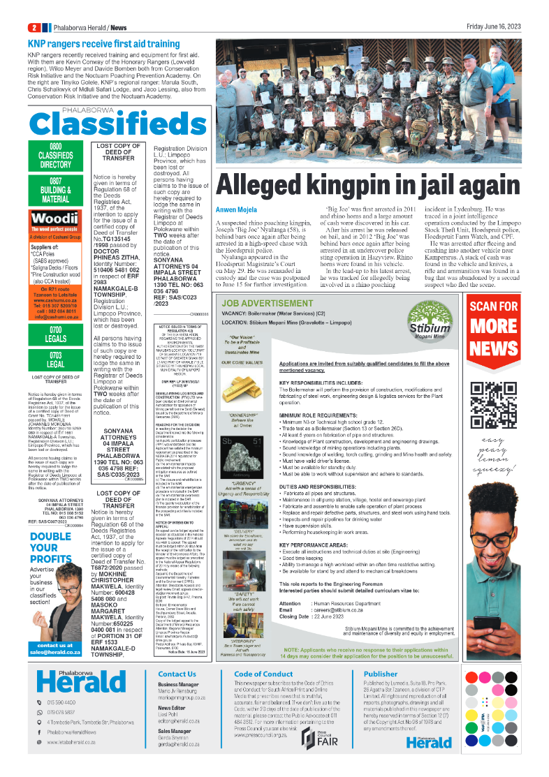 Phalaborwa Herald page 2