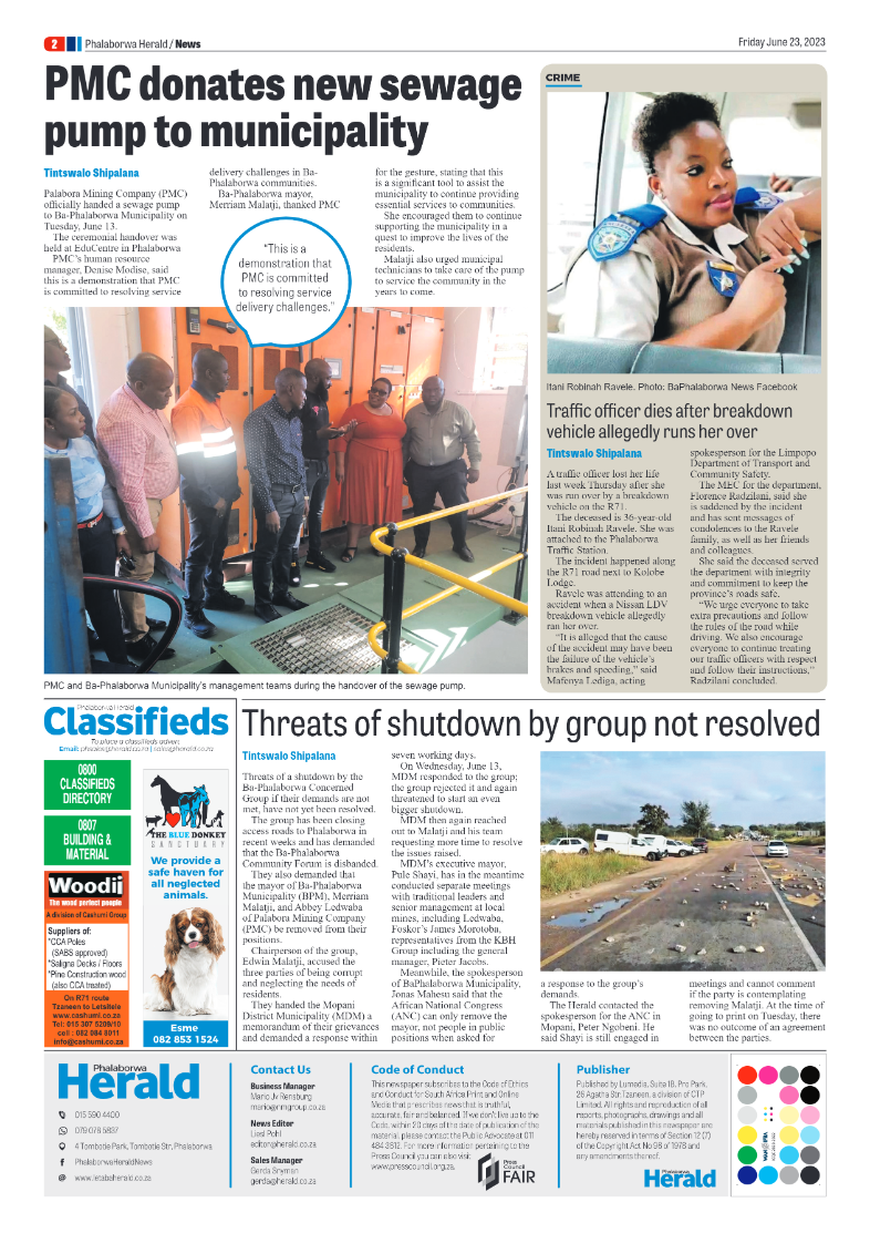 Phalaborwa Herald page 2