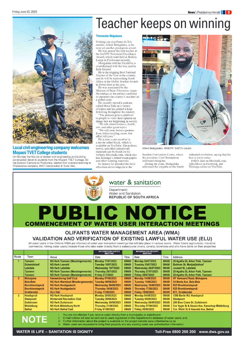 Phalaborwa Herald page 3