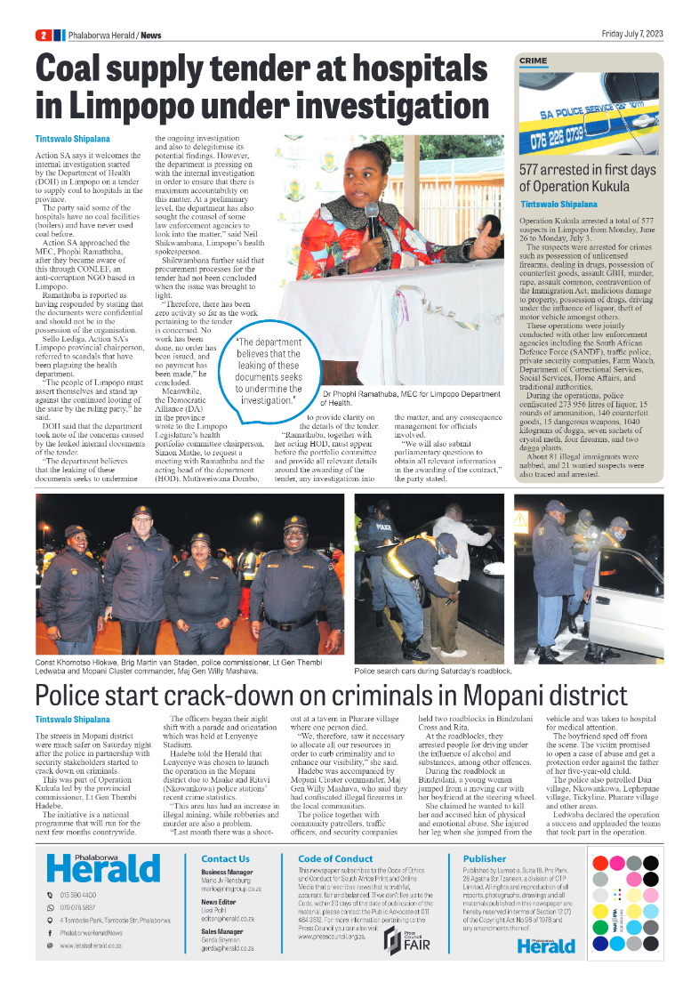 Phalaborwa Herald page 2