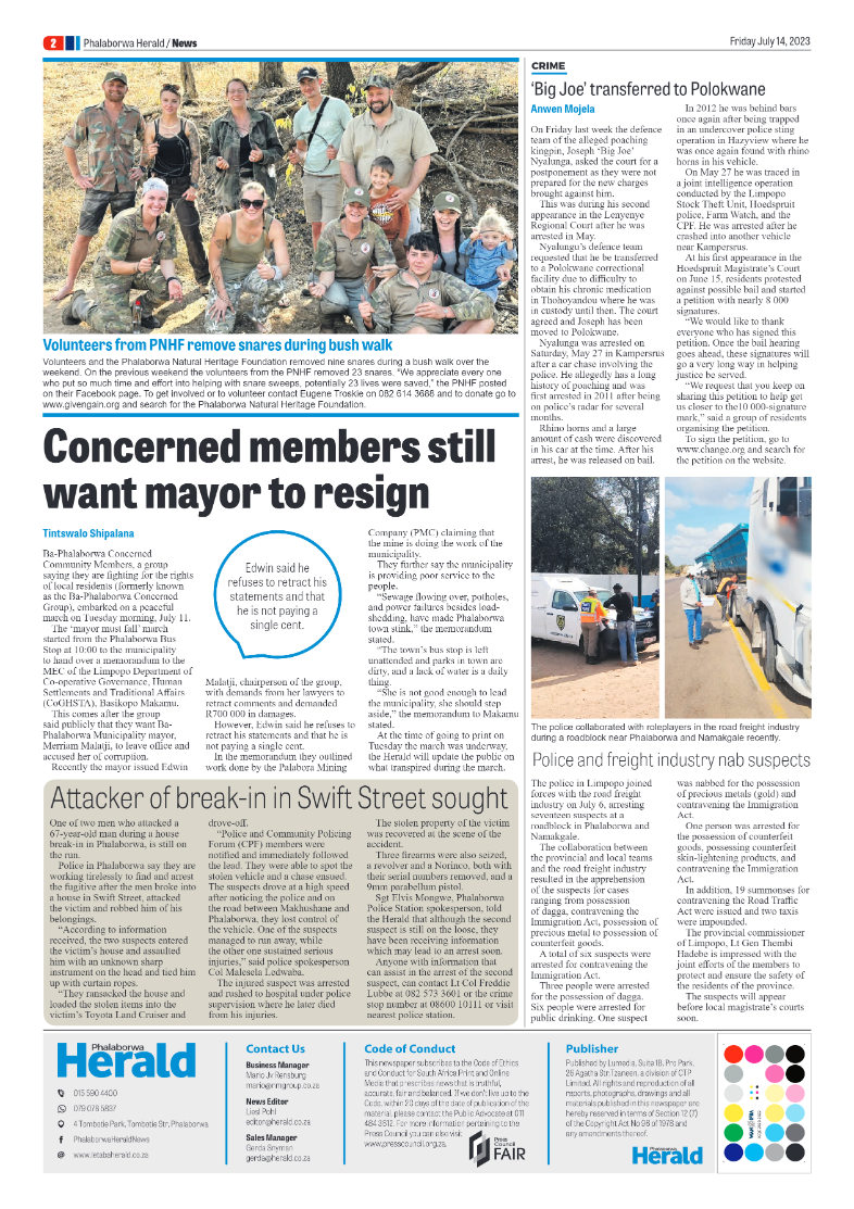 Phalaborwa Herald page 2