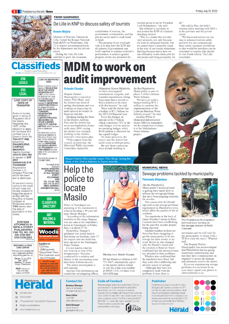 Phalaborwa Herald page 2