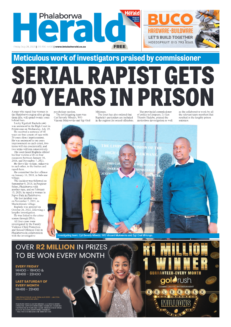 Phalaborwa Herald page 1