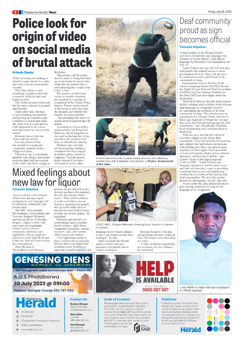 Phalaborwa Herald page 2