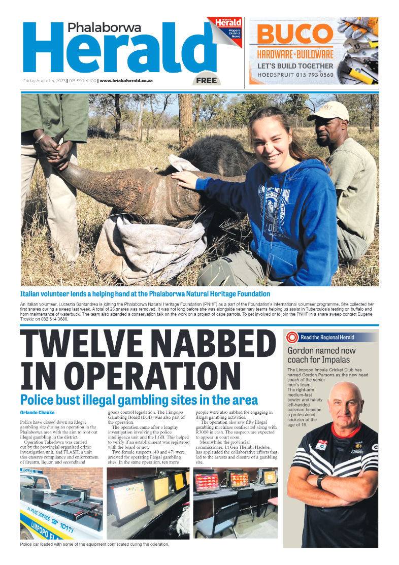Phalaborwa Herald page 1