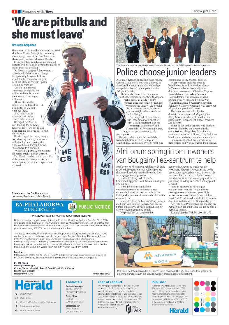 Phalaborwa Herald page 2