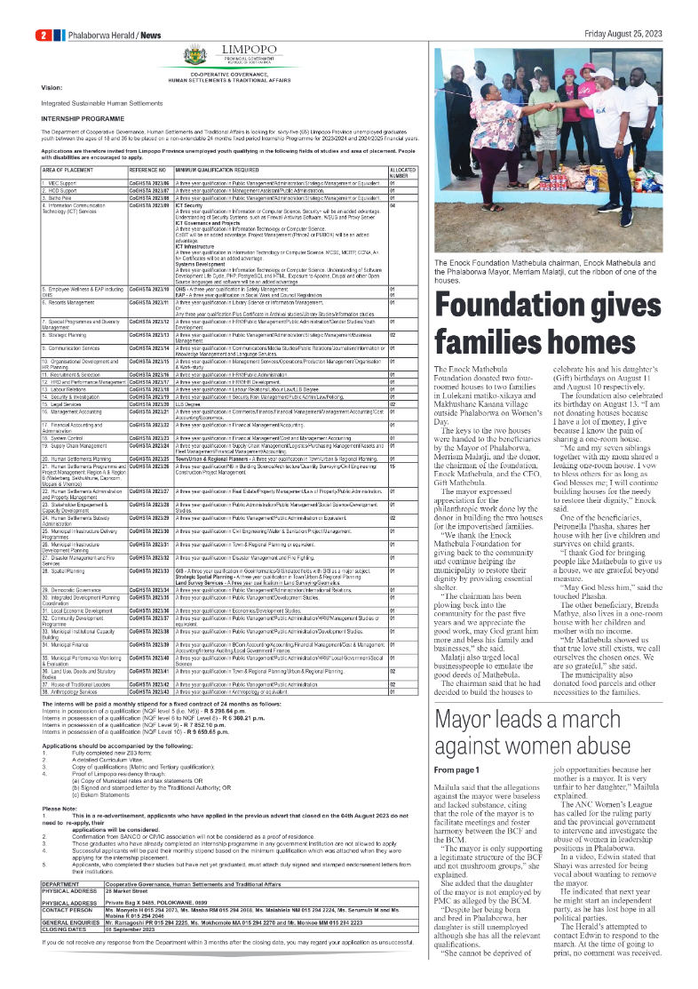 Phalaborwa Herald page 2