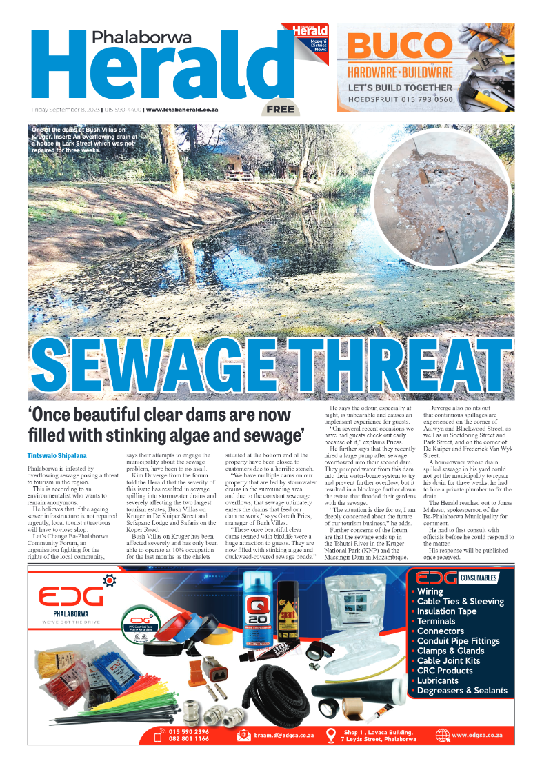 Phalaborwa Herald page 1