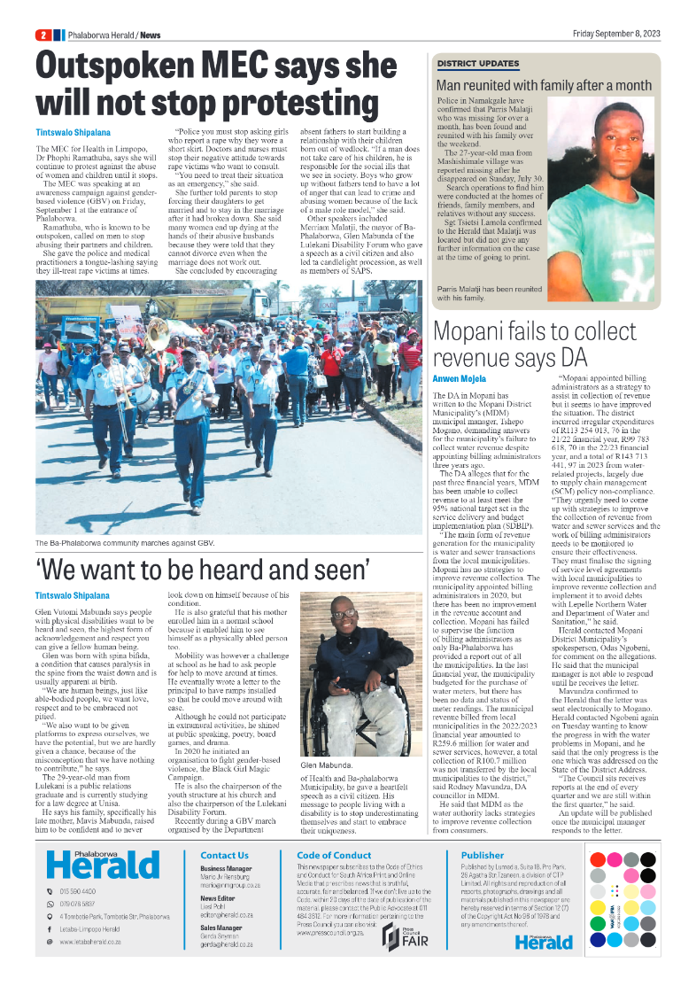 Phalaborwa Herald page 2