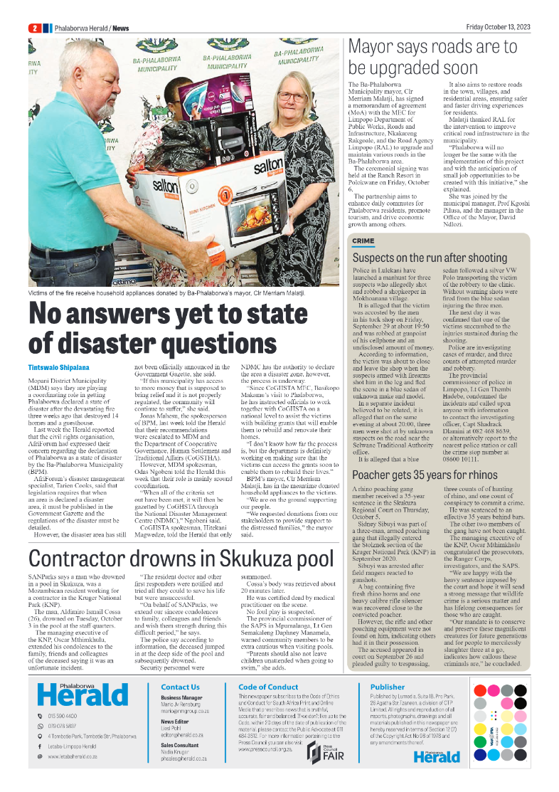 Phalaborwa Herald page 2