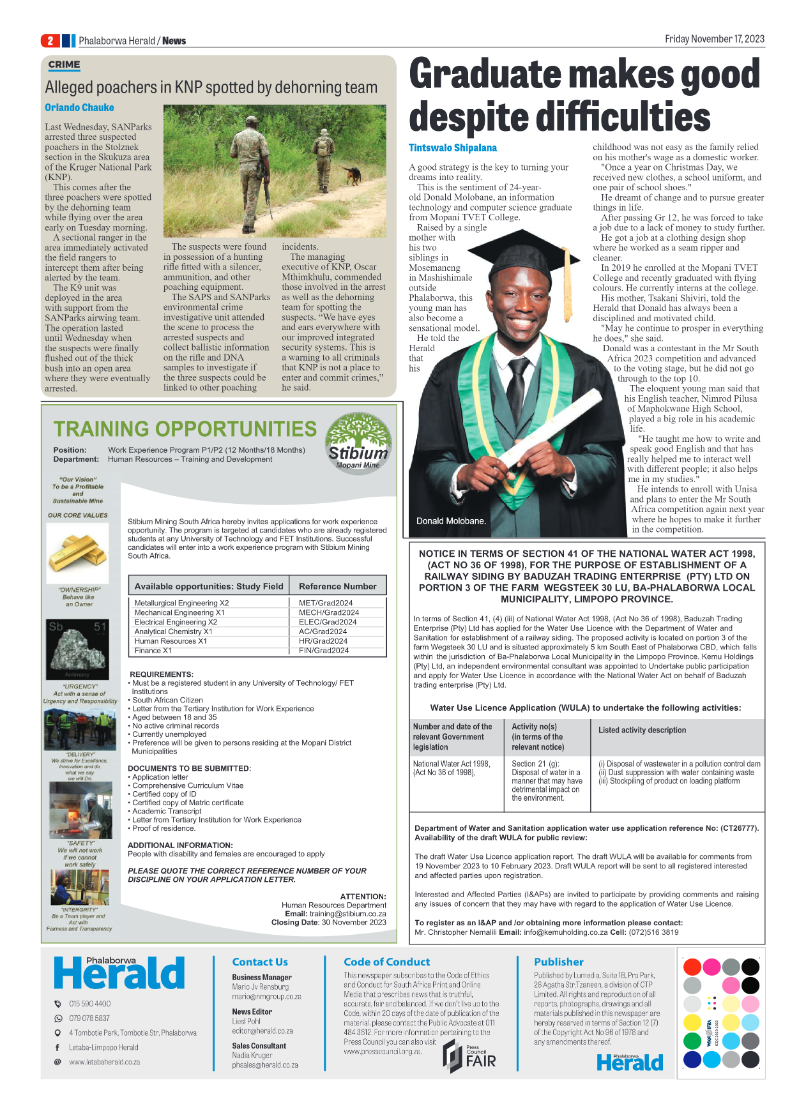 Phalaborwa Herald page 2