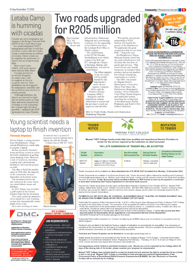 Phalaborwa Herald page 3