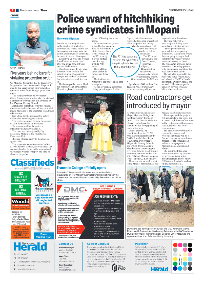 Phalaborwa Herald page 2