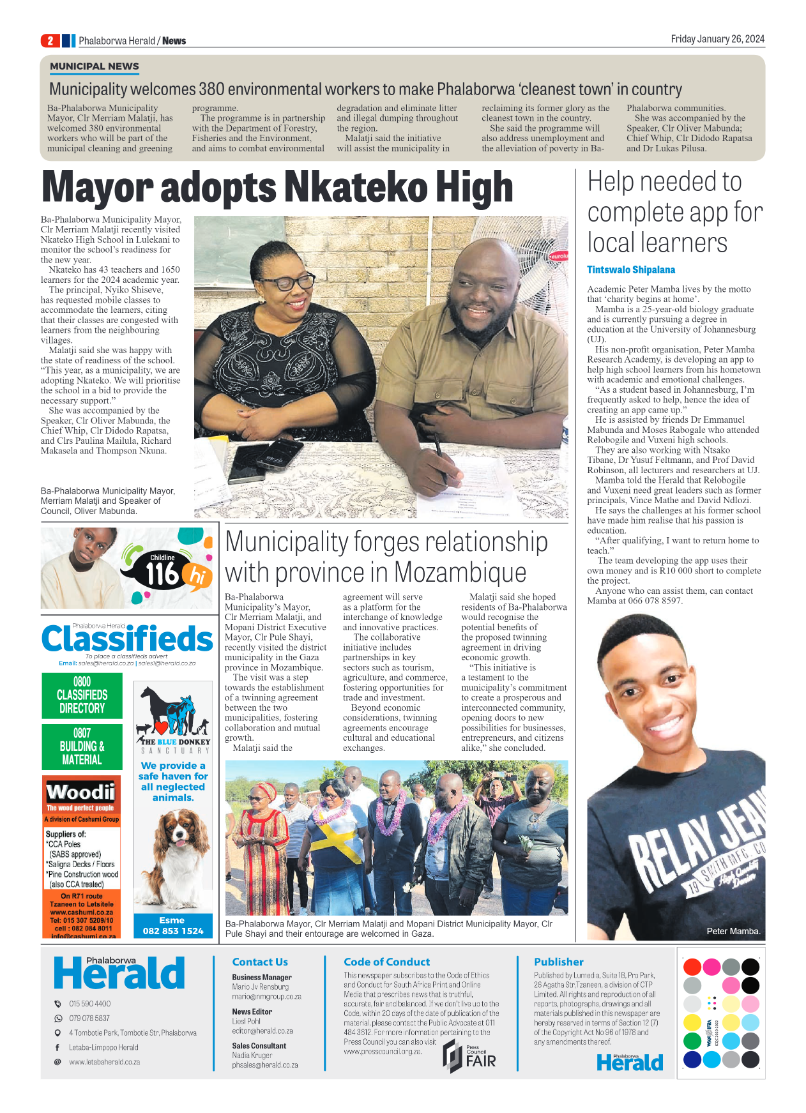 Phalaborwa Herald page 2