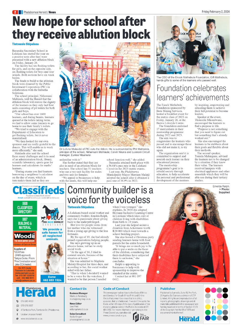 Phalaborwa Herald page 2