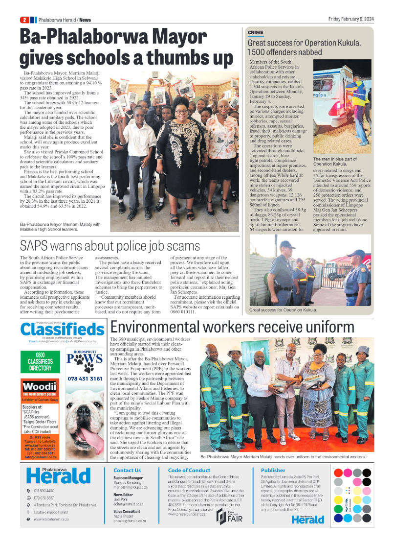 Phalaborwa Herald page 2