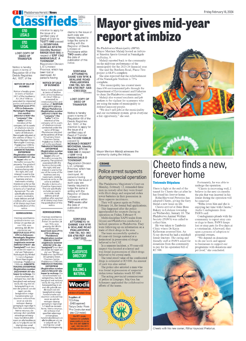 Phalaborwa Herald page 2