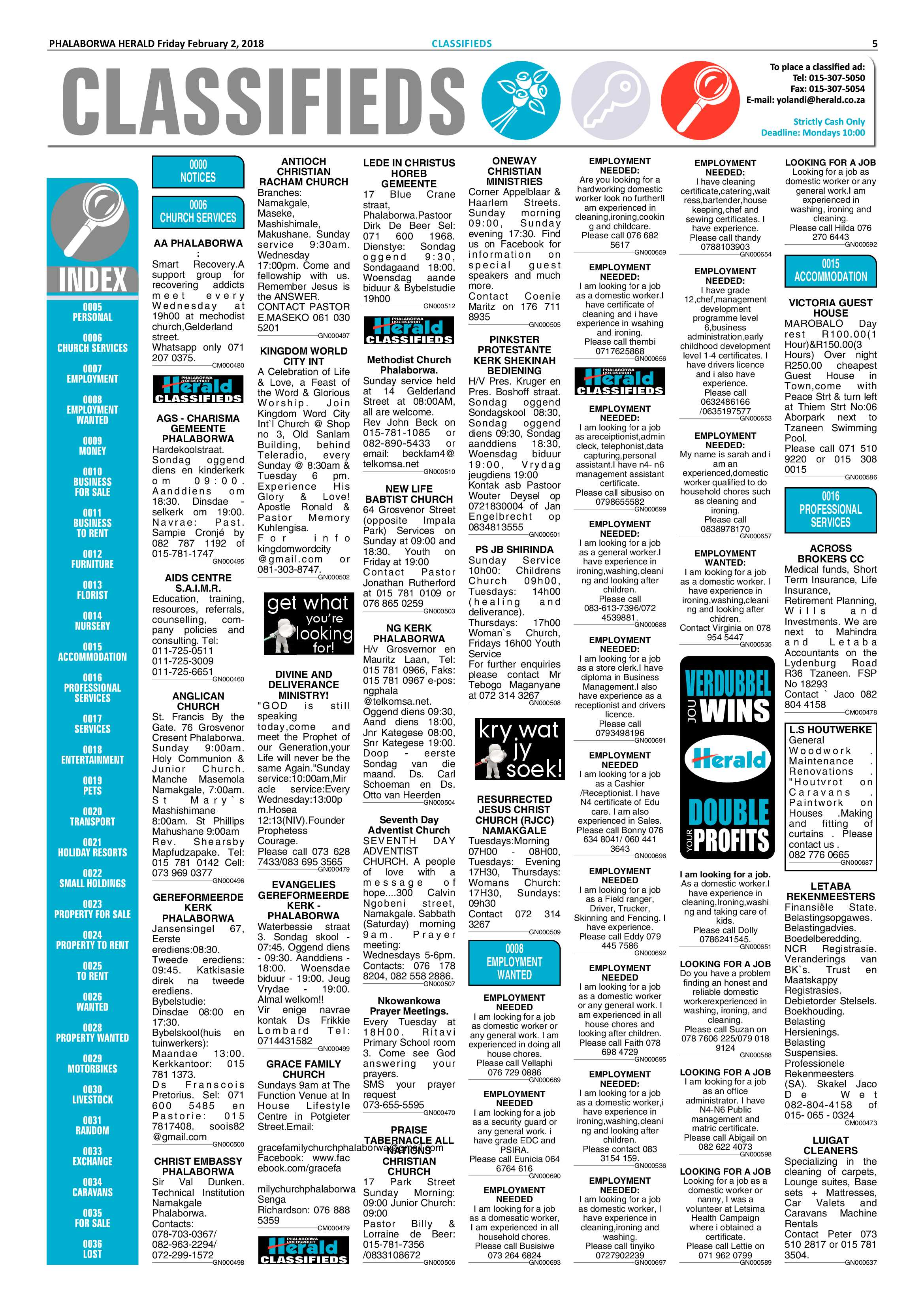 Phalaborwa Herald – 2 February 2018 page 5