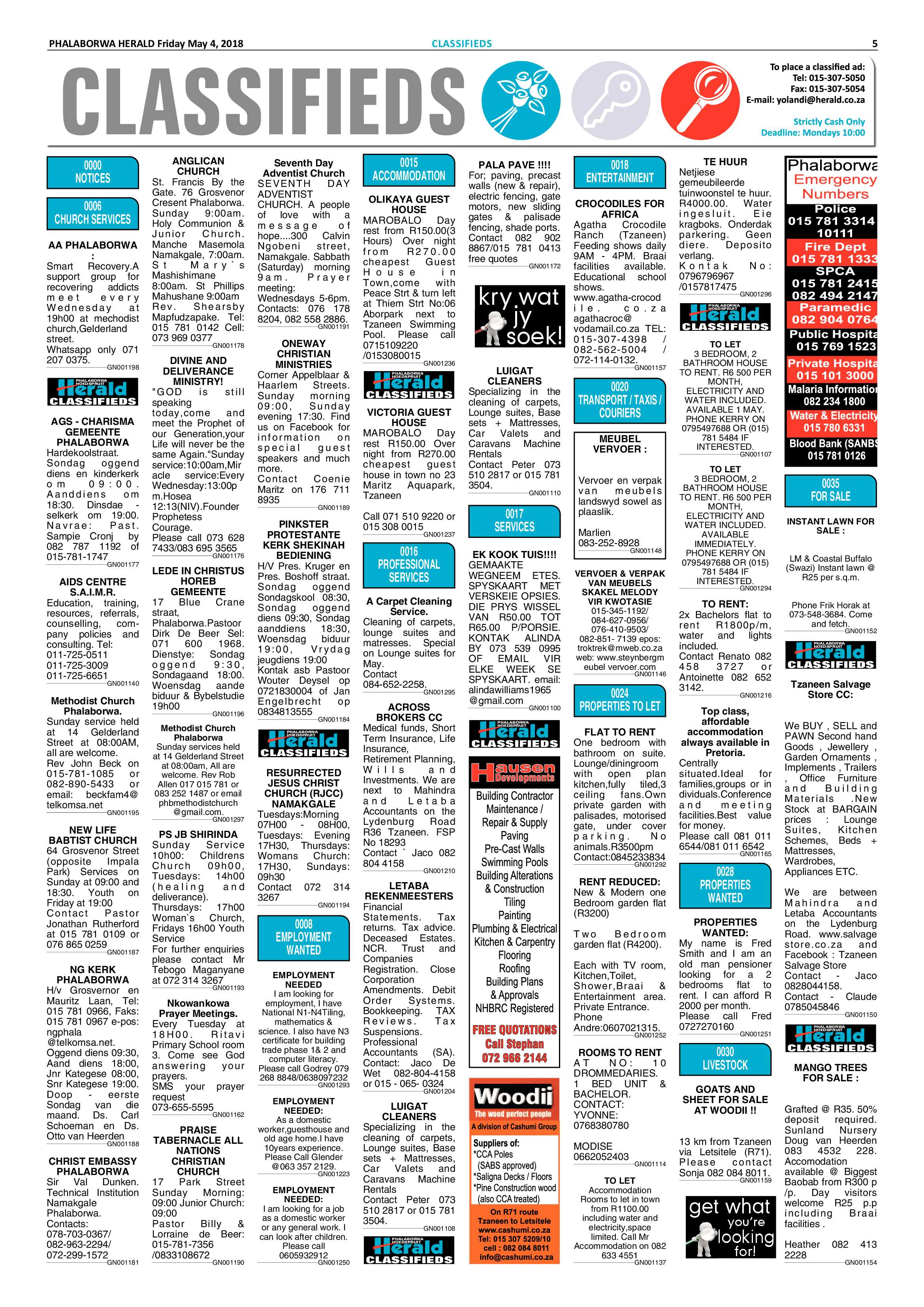 Phalaborwa Herald – 4 May 2018 page 5