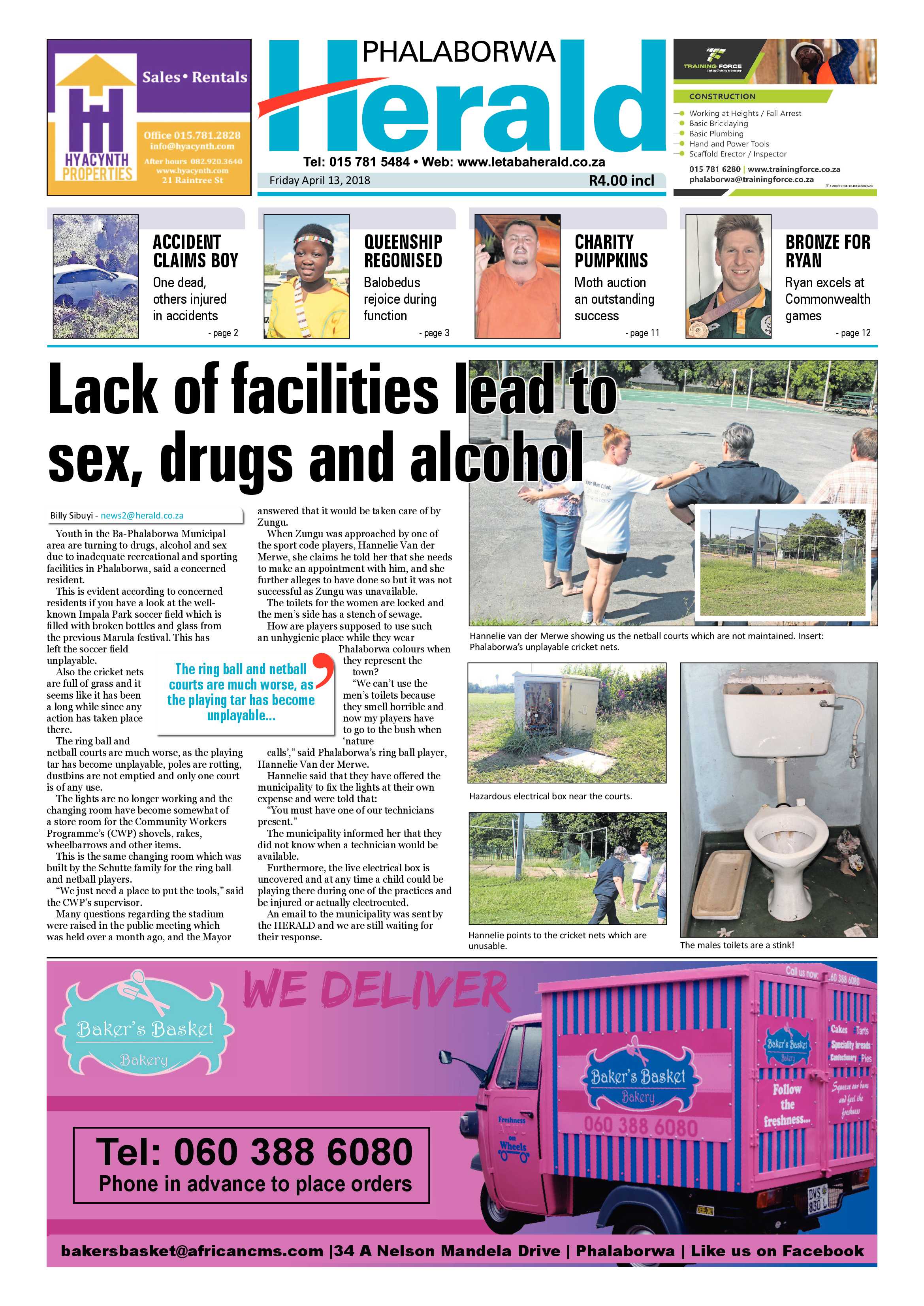 Phalaborwa Herald – 13 April 2018 page 1