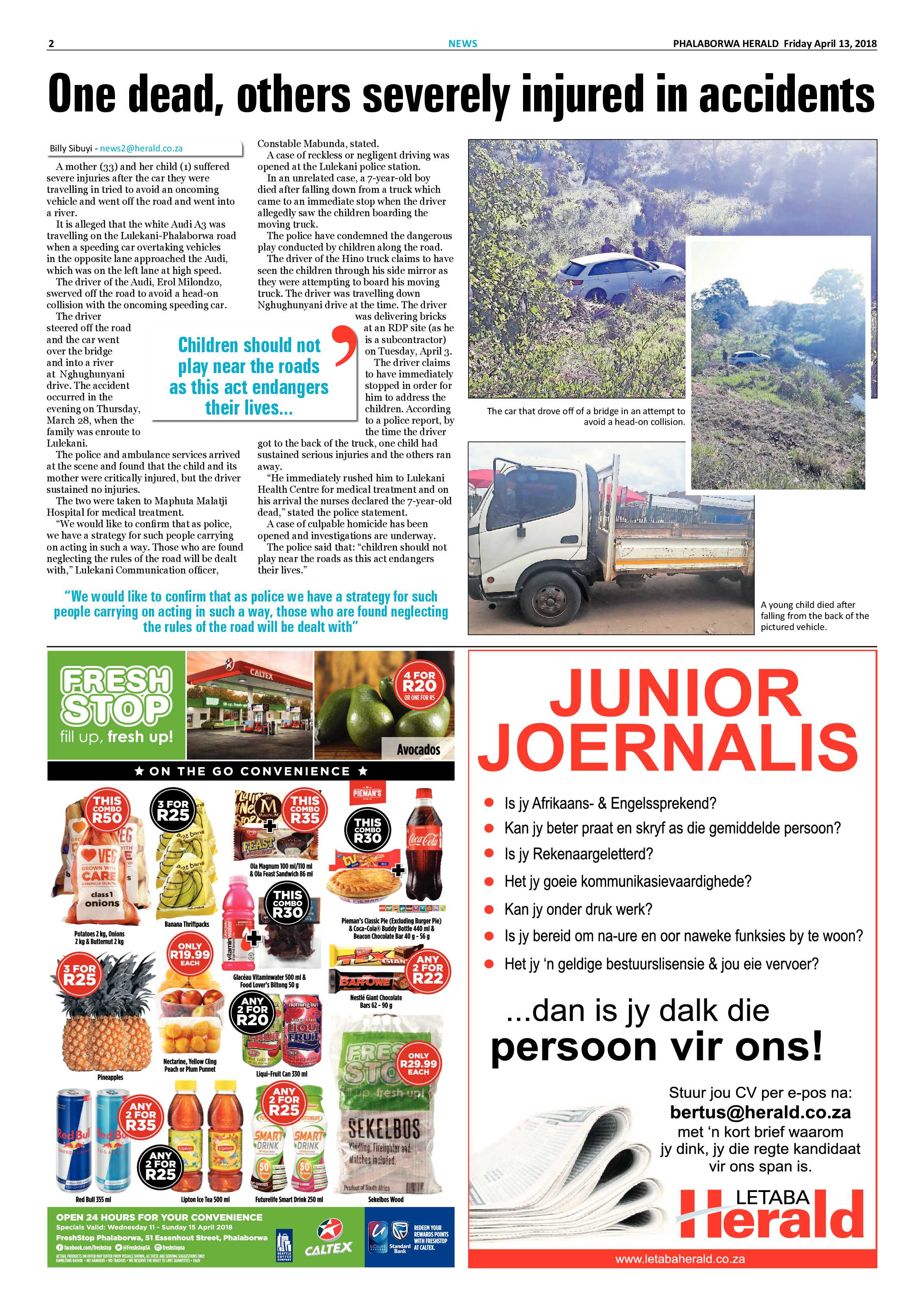 Phalaborwa Herald – 13 April 2018 page 2