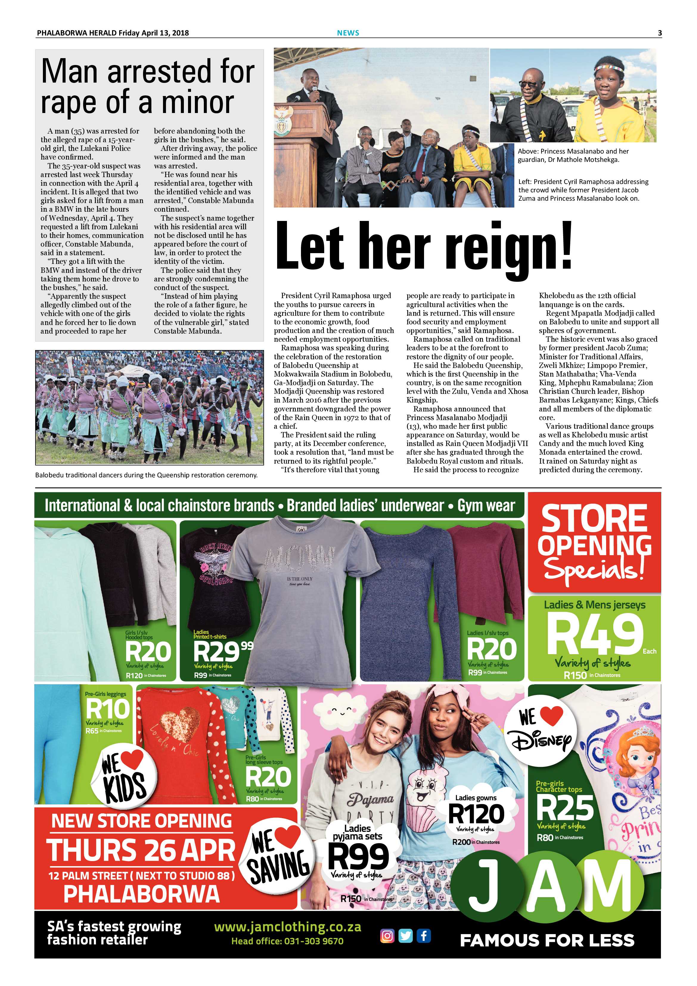 Phalaborwa Herald – 13 April 2018 page 3
