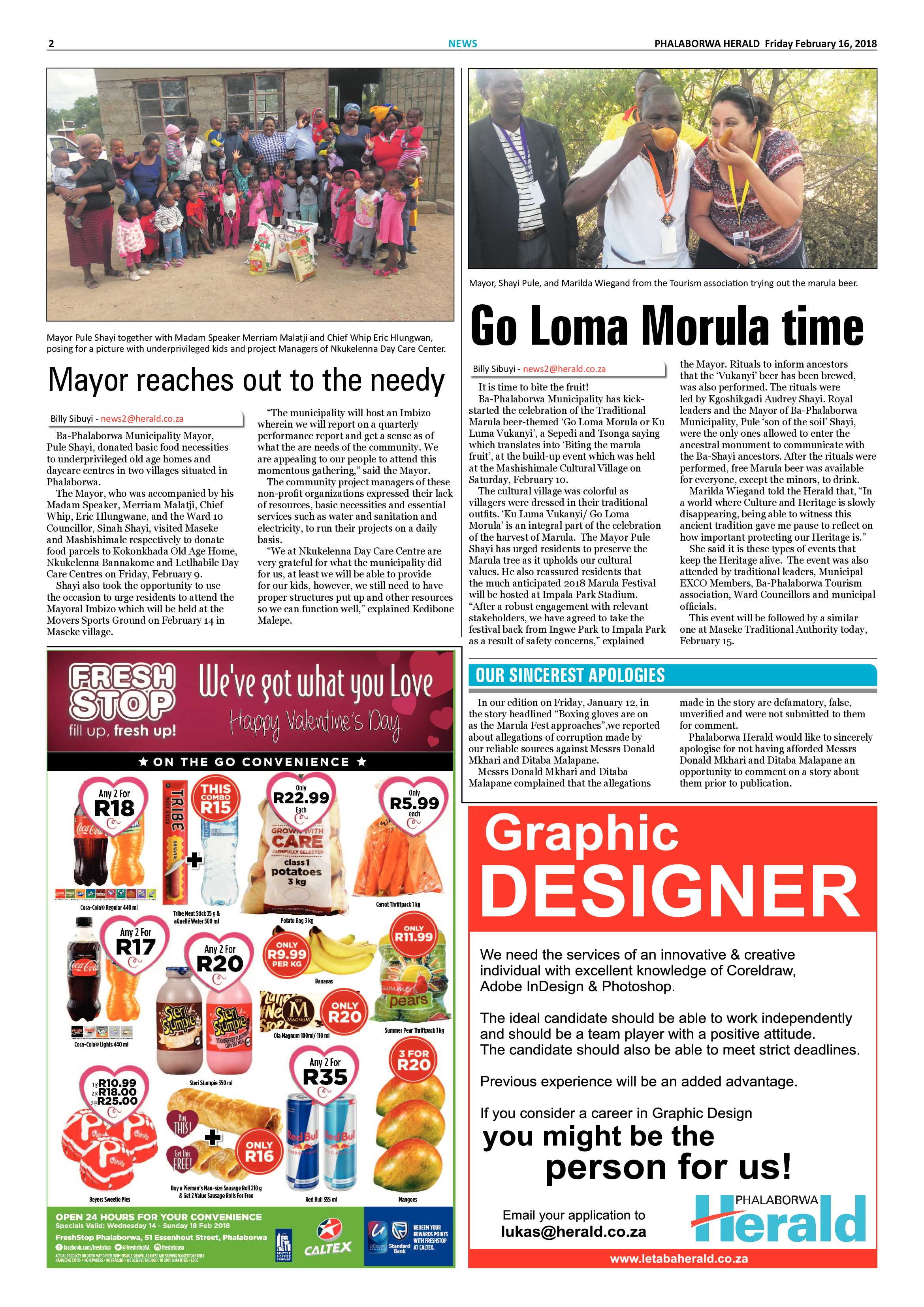 Phalaborwa Herald – 16 February 2018 page 2
