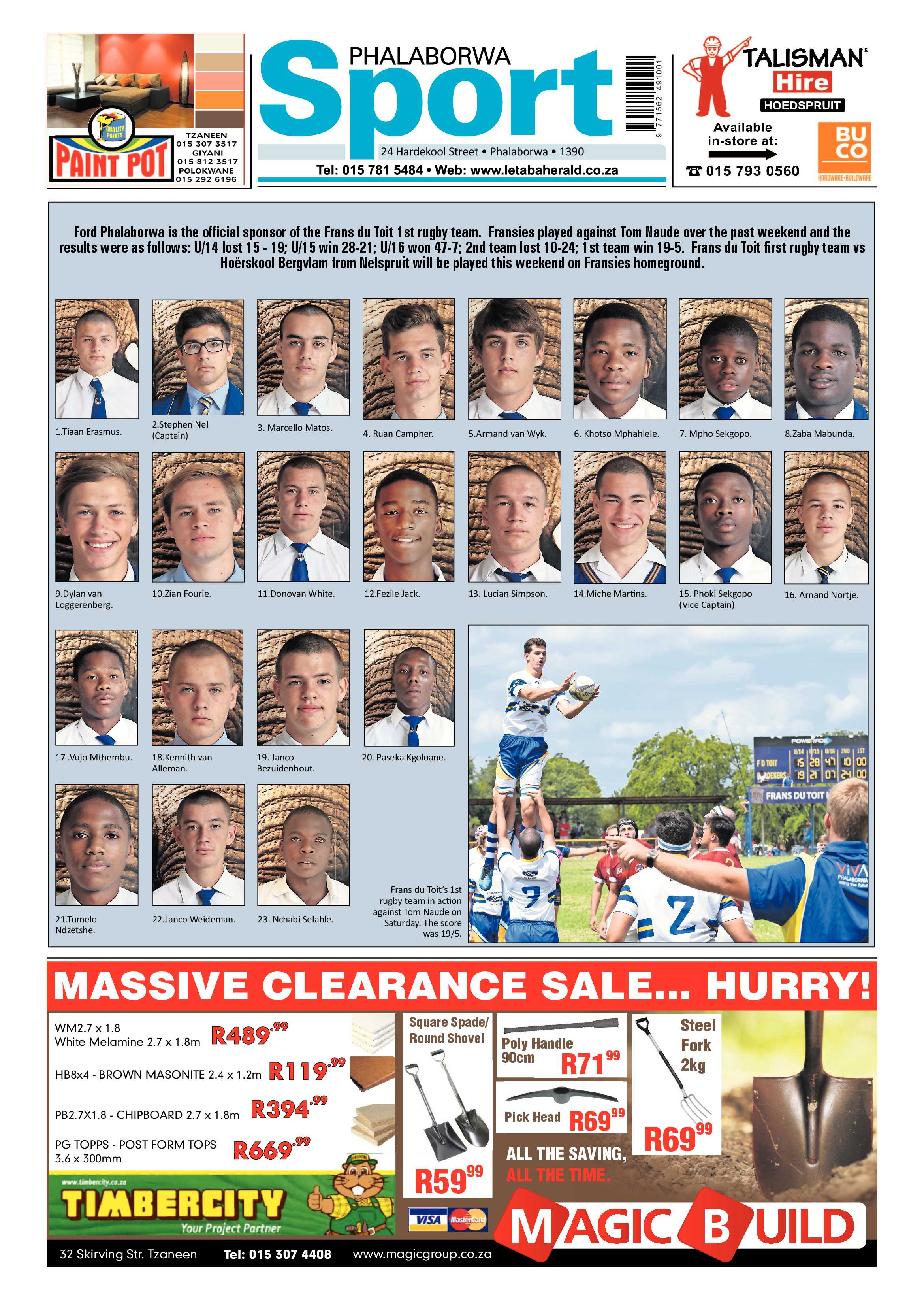 Phalaborwa Herald – 16 March 2018 page 12