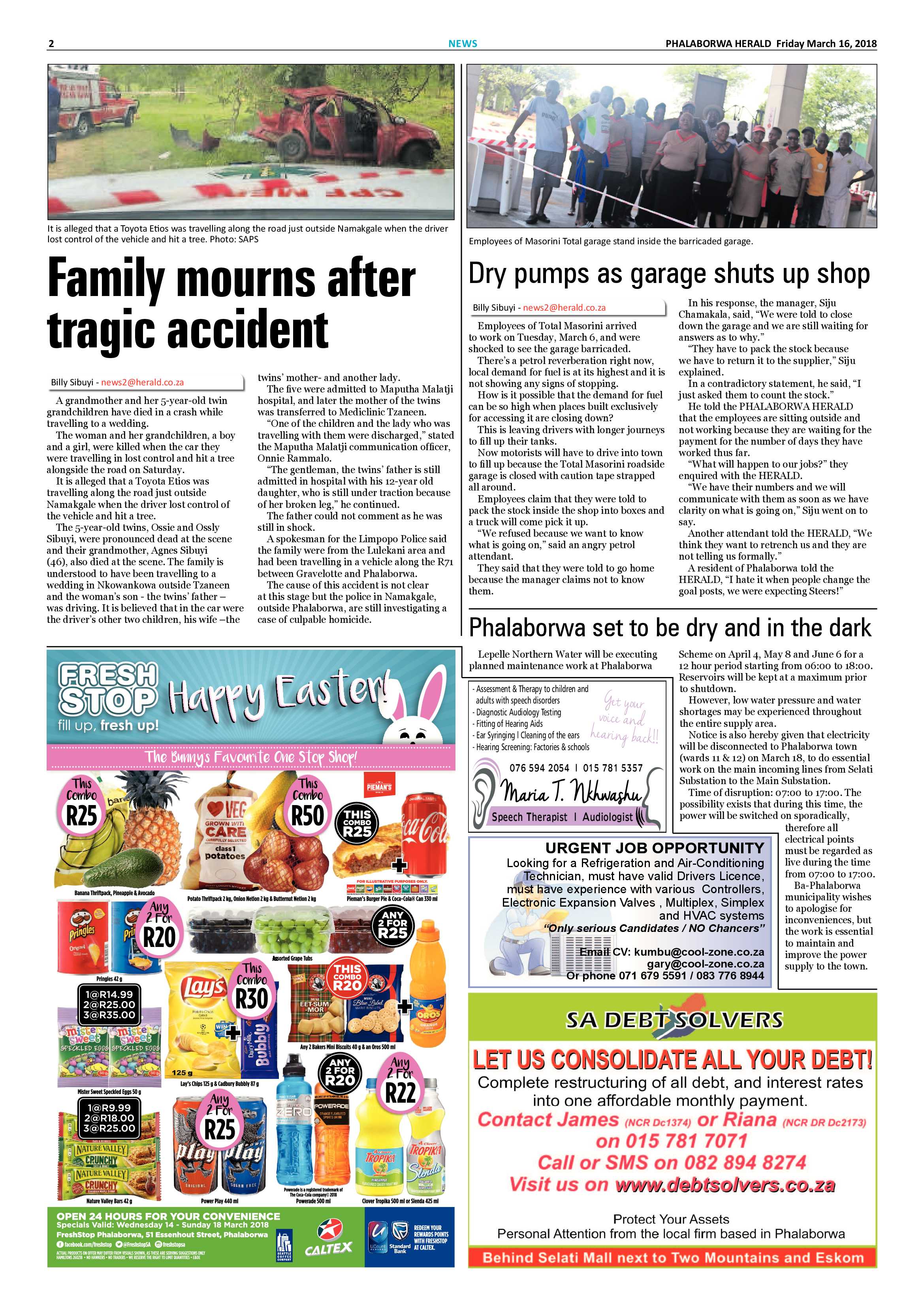 Phalaborwa Herald – 16 March 2018 page 2