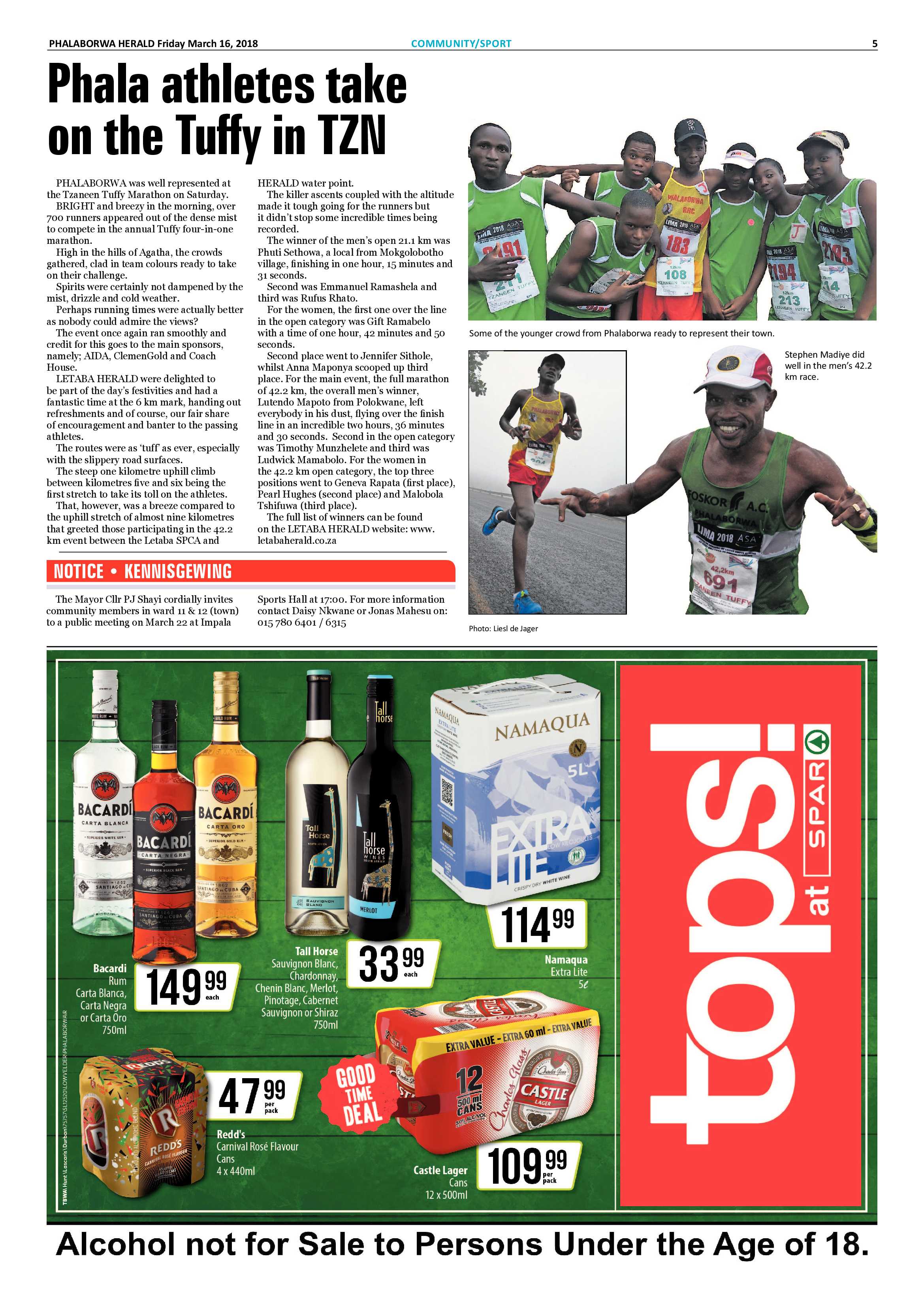 Phalaborwa Herald – 16 March 2018 page 5