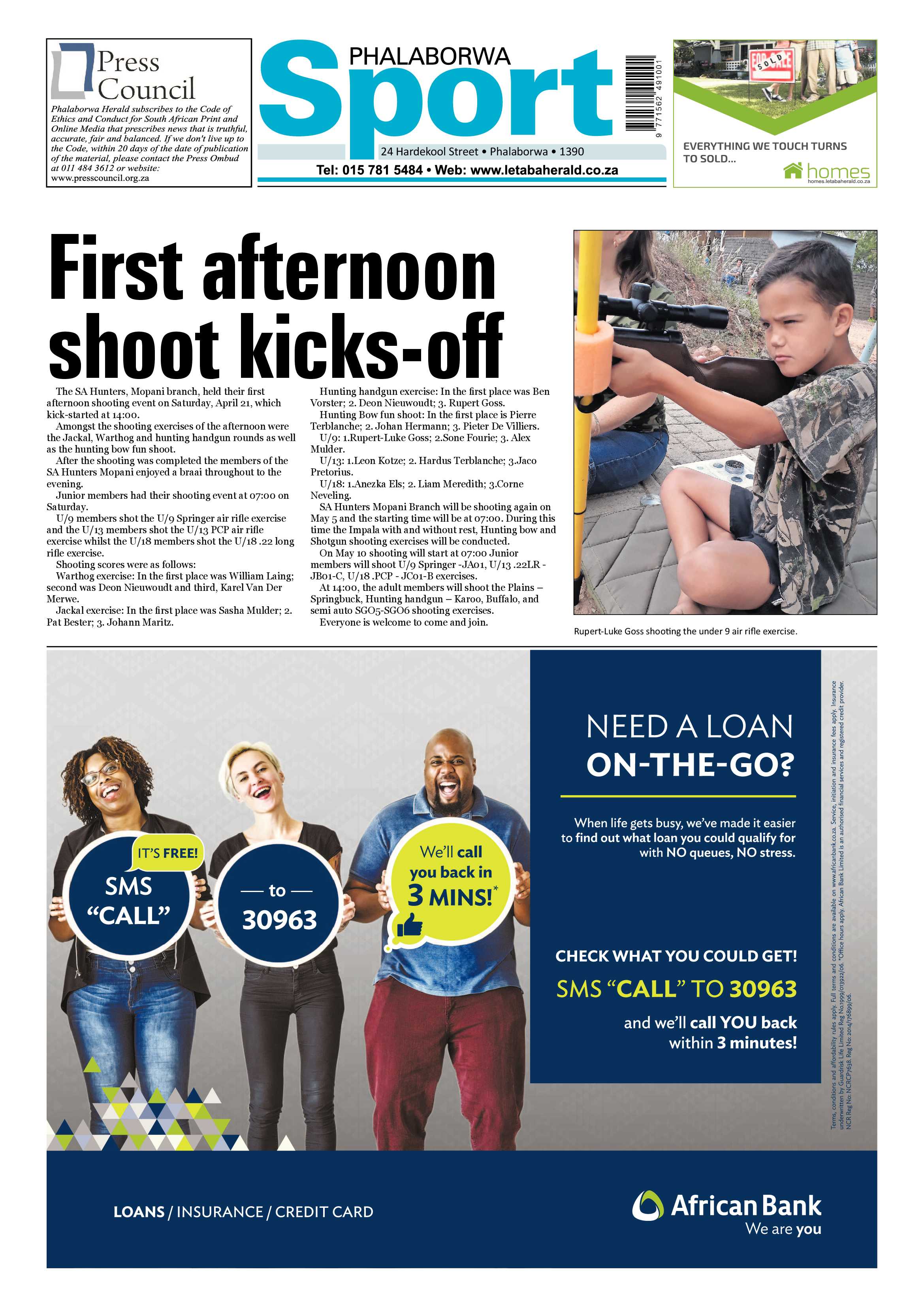 Phalaborwa Herald – 20 April 2018 page 12