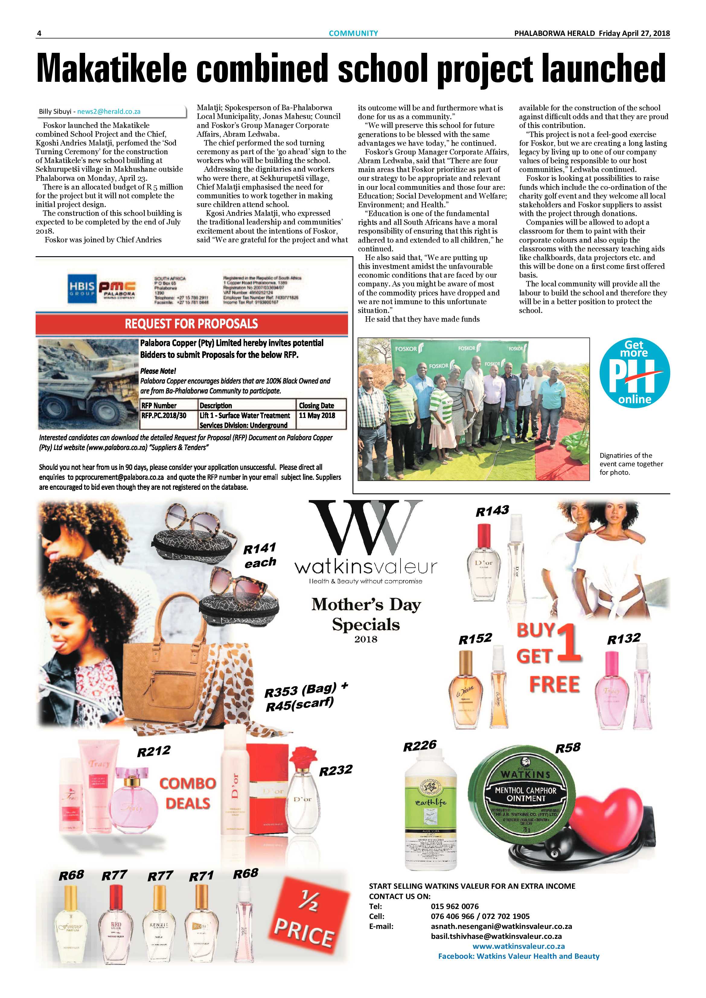 Phalaborwa Herald – 20 April 2018 page 4