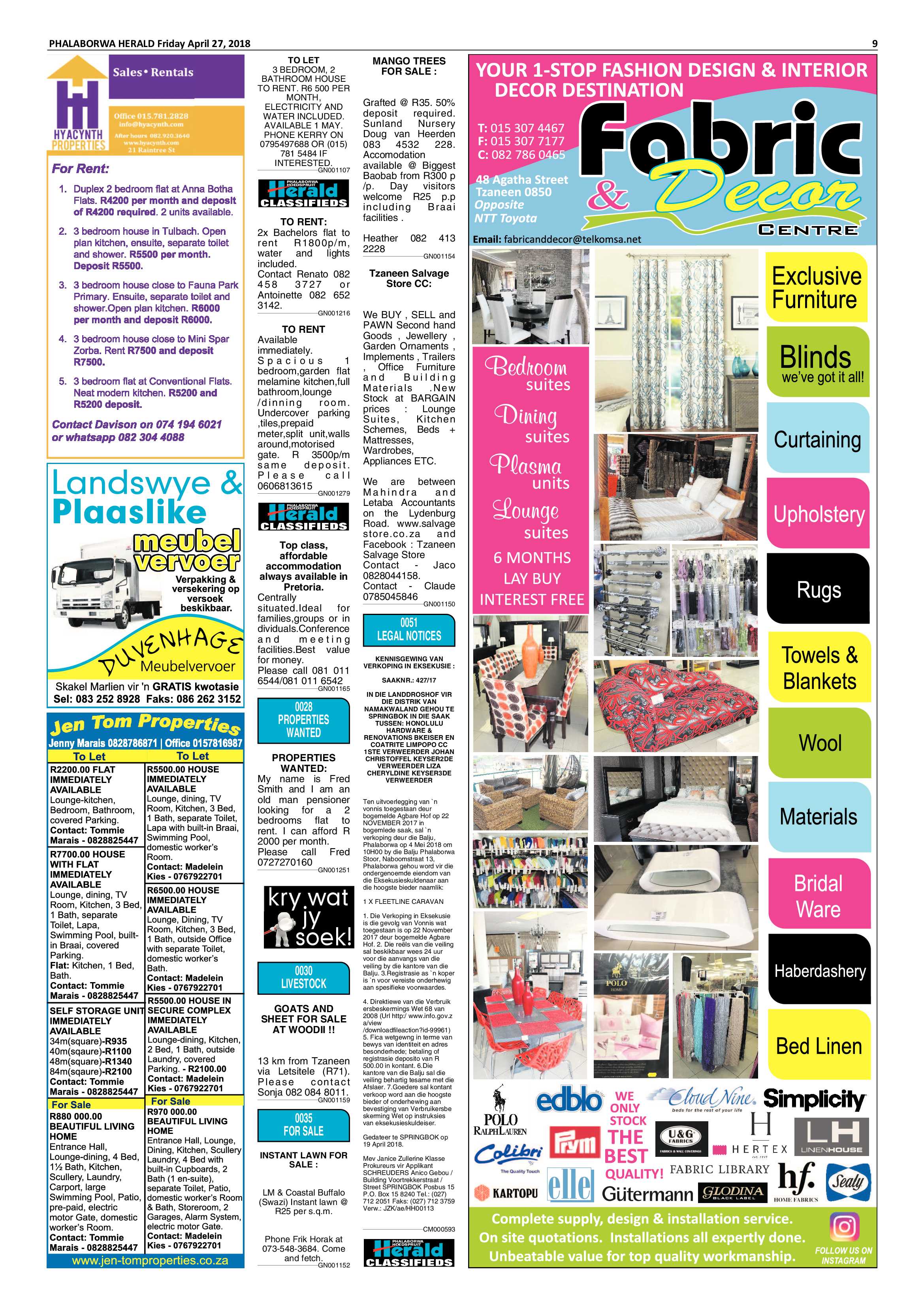 Phalaborwa Herald – 20 April 2018 page 9