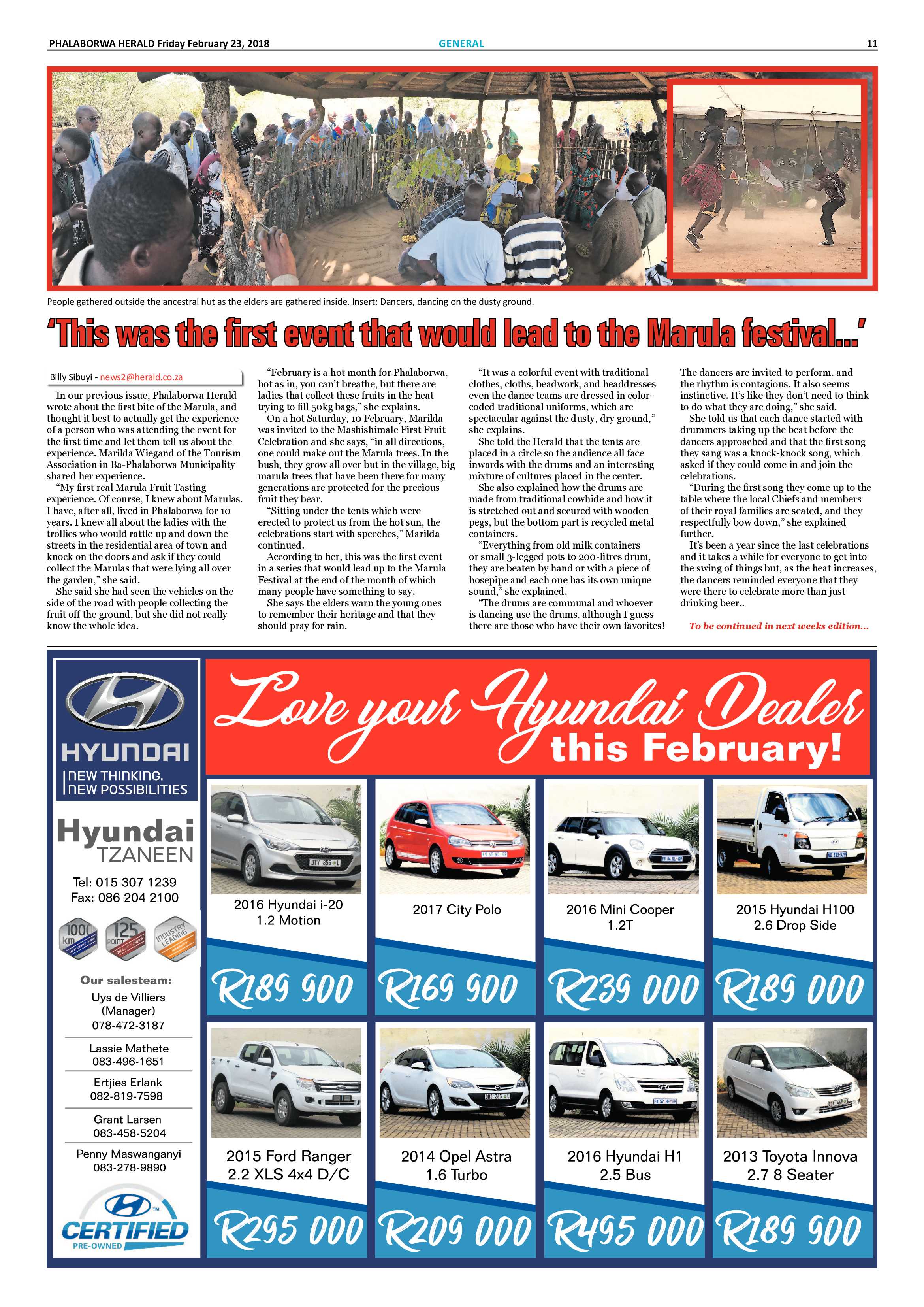 Phalaborwa Herald – 23 February 2018 page 11