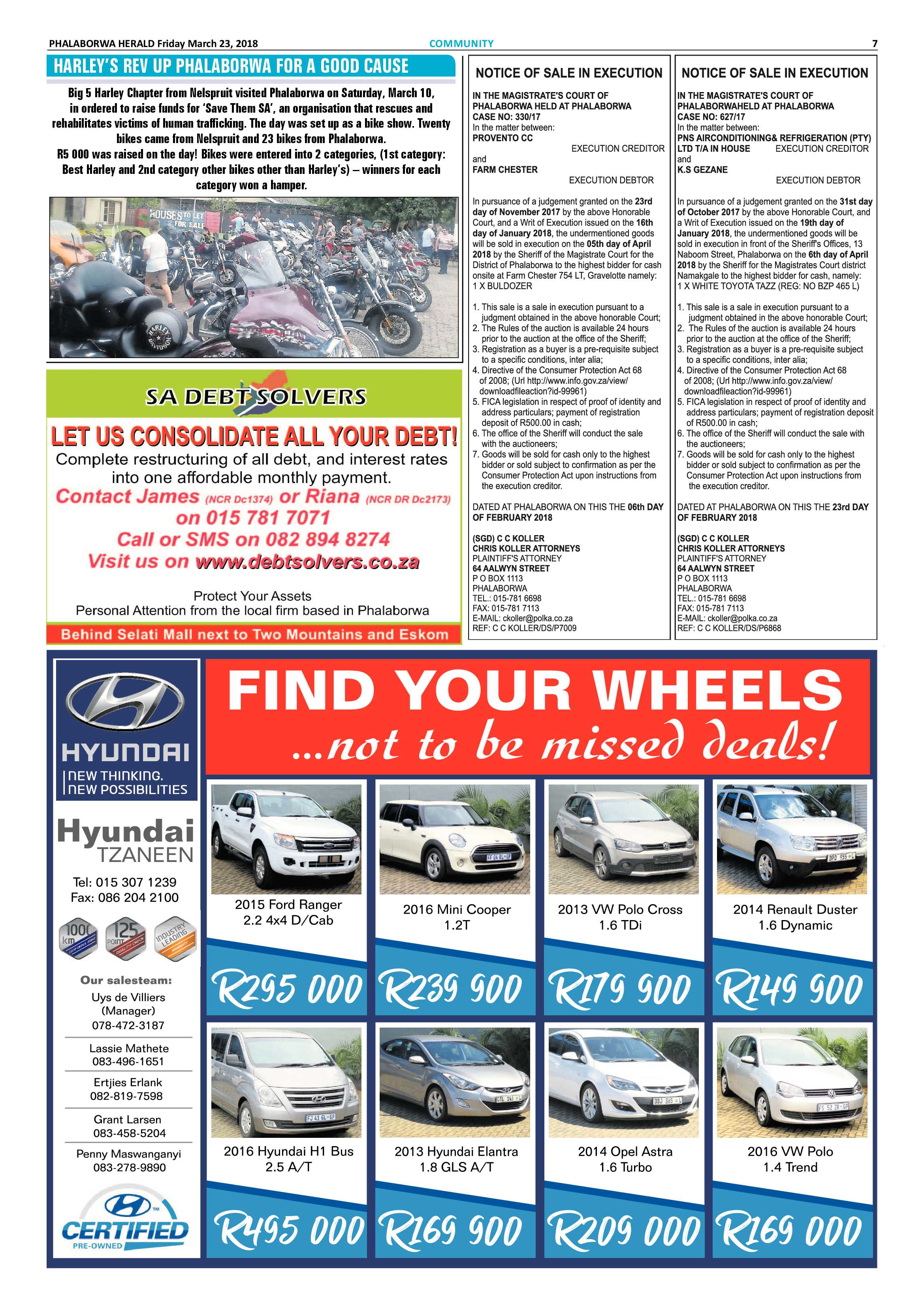 Phalaborwa Herald – 23 March 2018 page 7