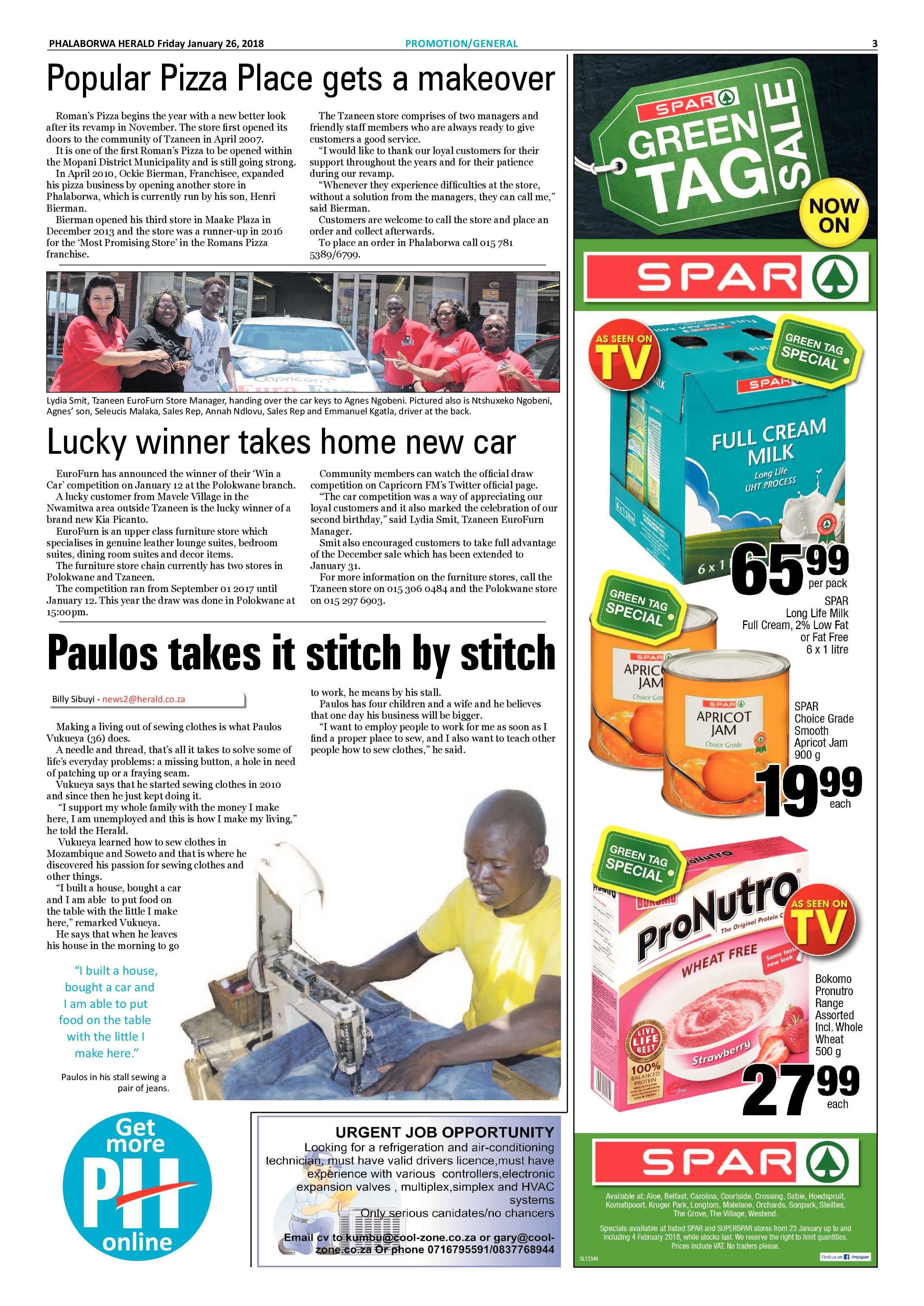 Phalaborwa Herald – 26 January 2018 page 3