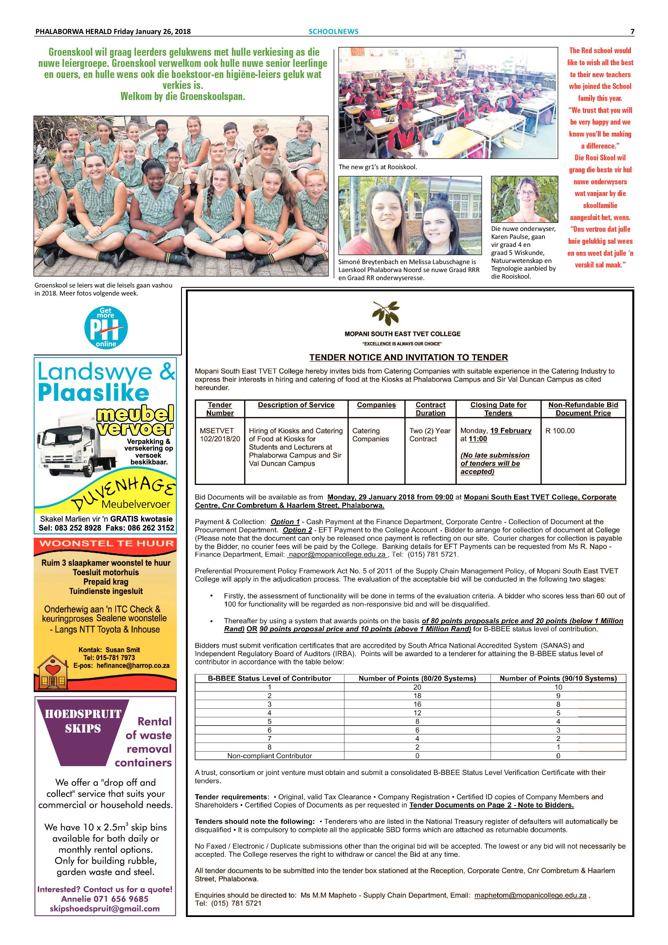 Phalaborwa Herald – 26 January 2018 page 7