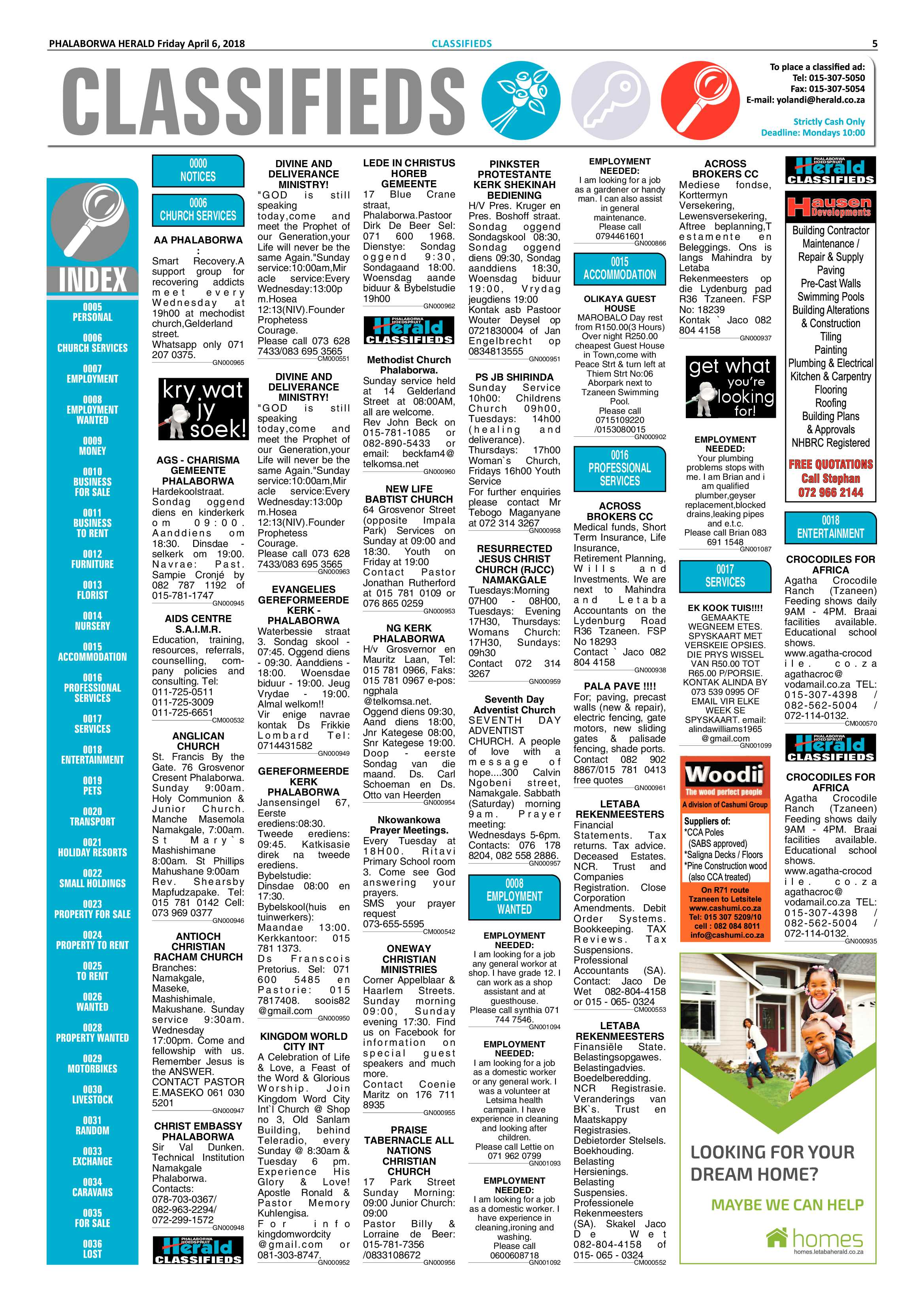 Phalaborwa Herald  – 6 April 2018 page 5