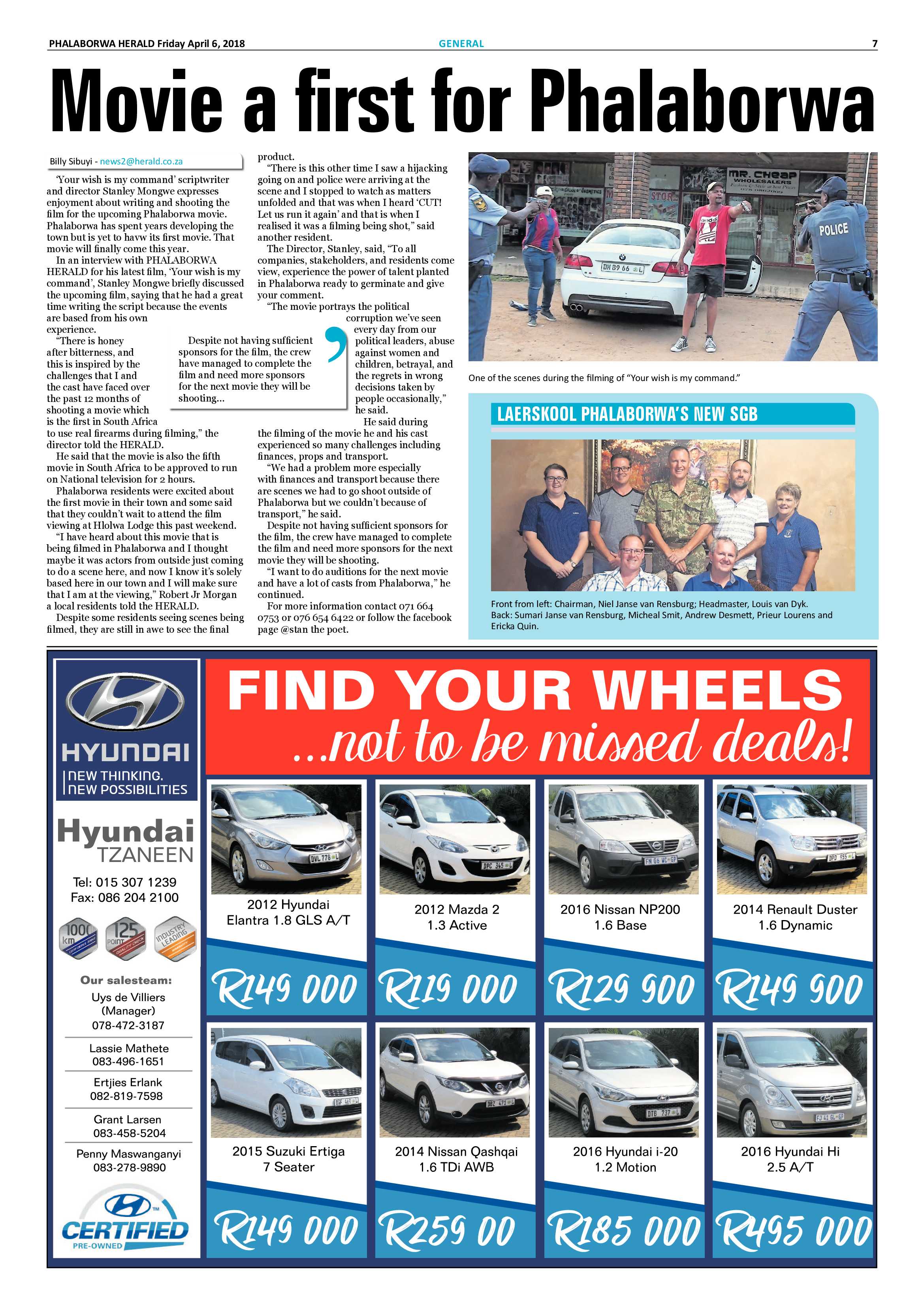 Phalaborwa Herald  – 6 April 2018 page 7