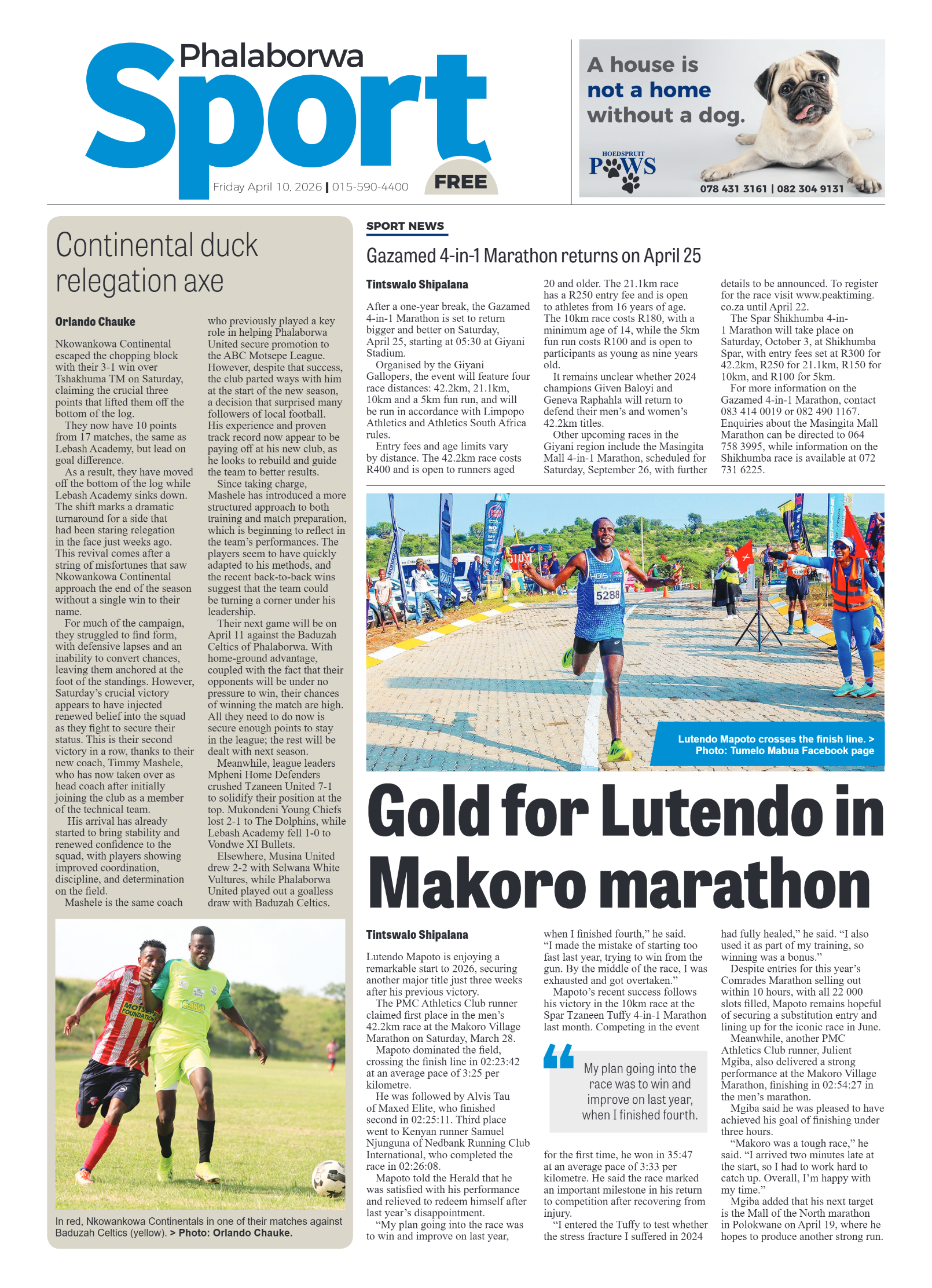 Phalaborwa Herald 10 April 2026 page 8