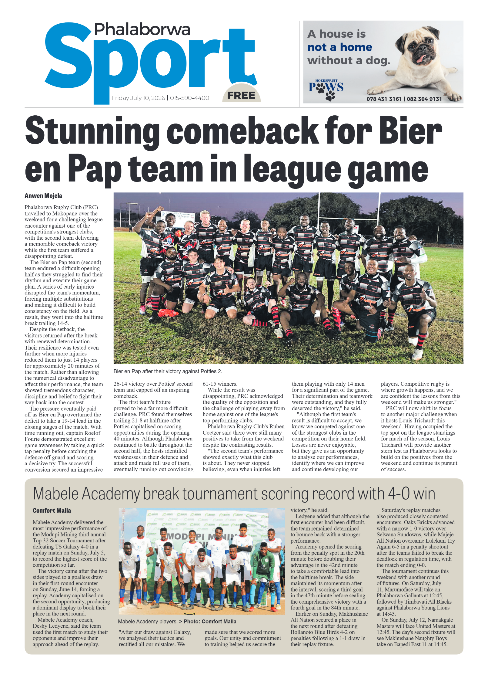 Phalaborwa Herald 10 July 2026 page 8