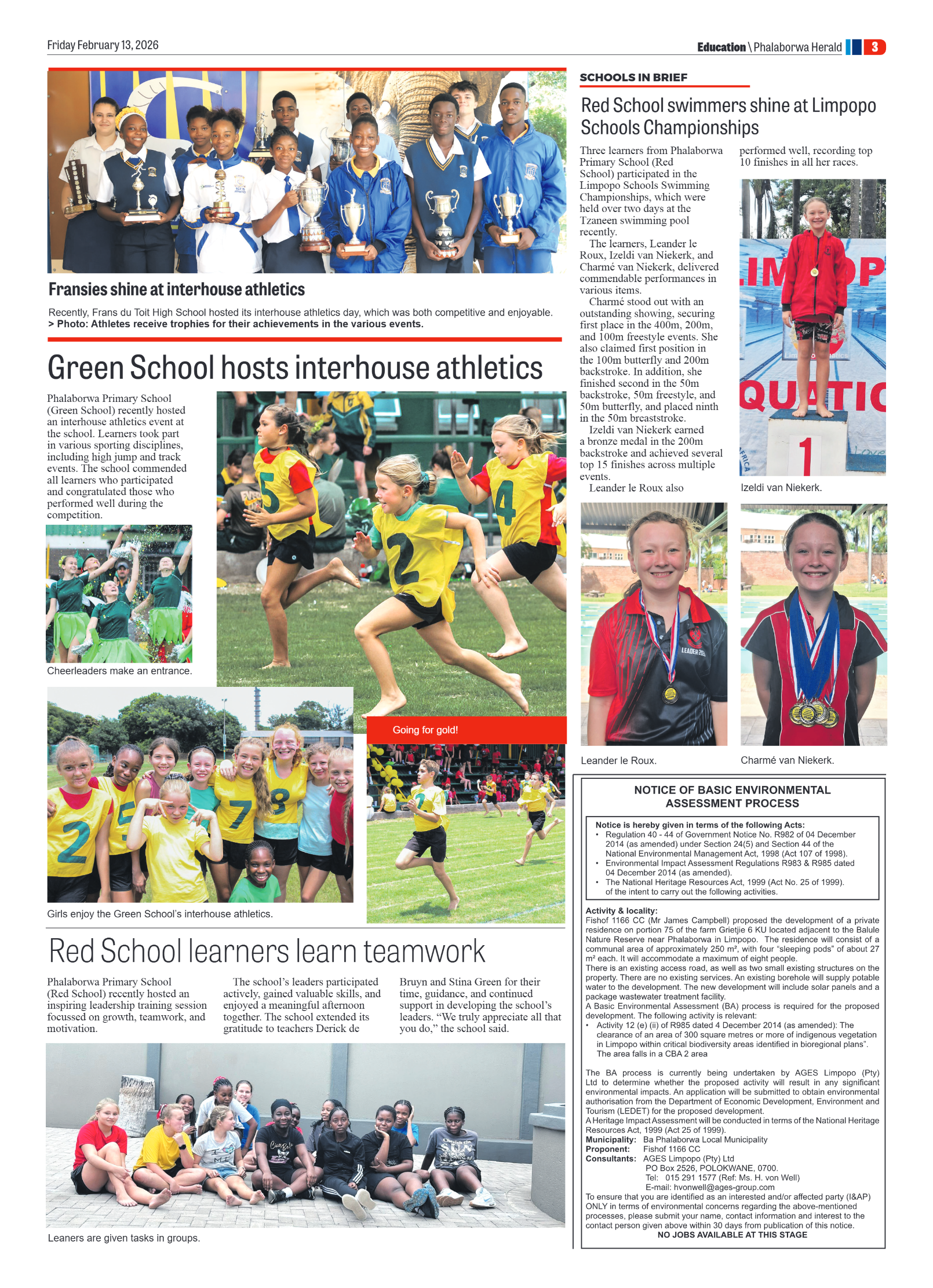 Phalaborwa Herald 13 Feb 2026 page 11