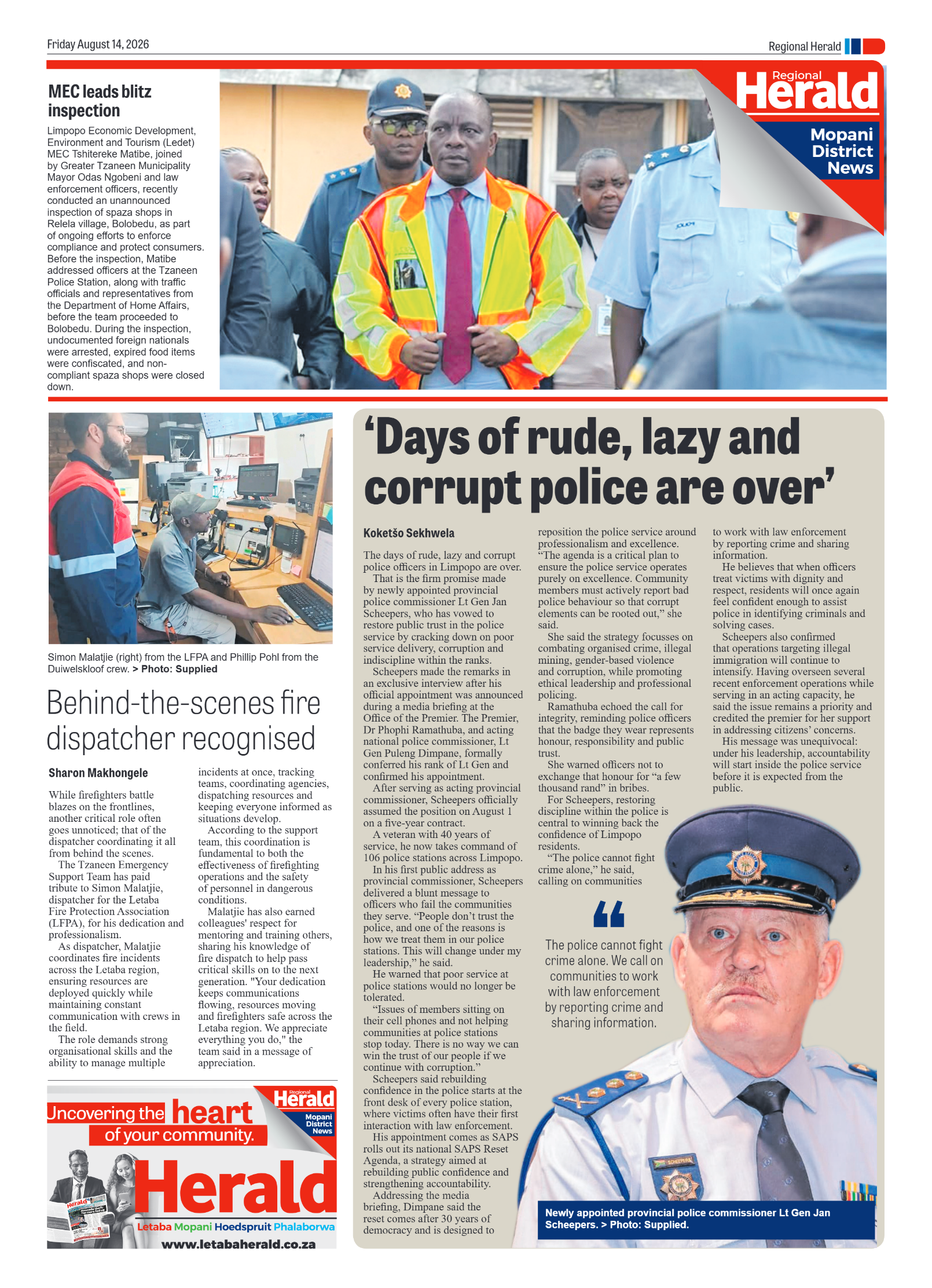 Phalaborwa Herald 14 August 2026 page 3