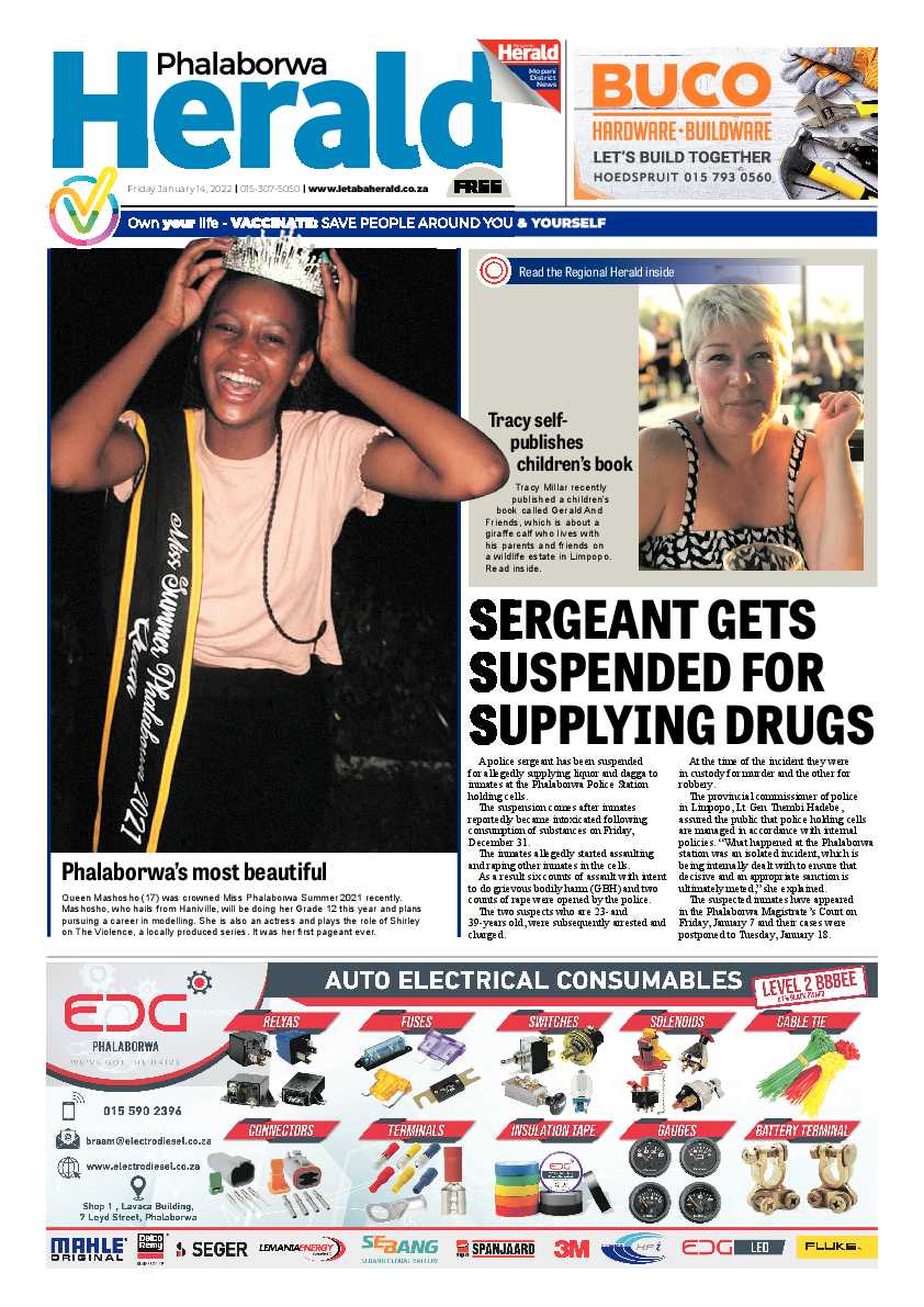 Phalaborwa Herald 14 Jan 2022 page 1