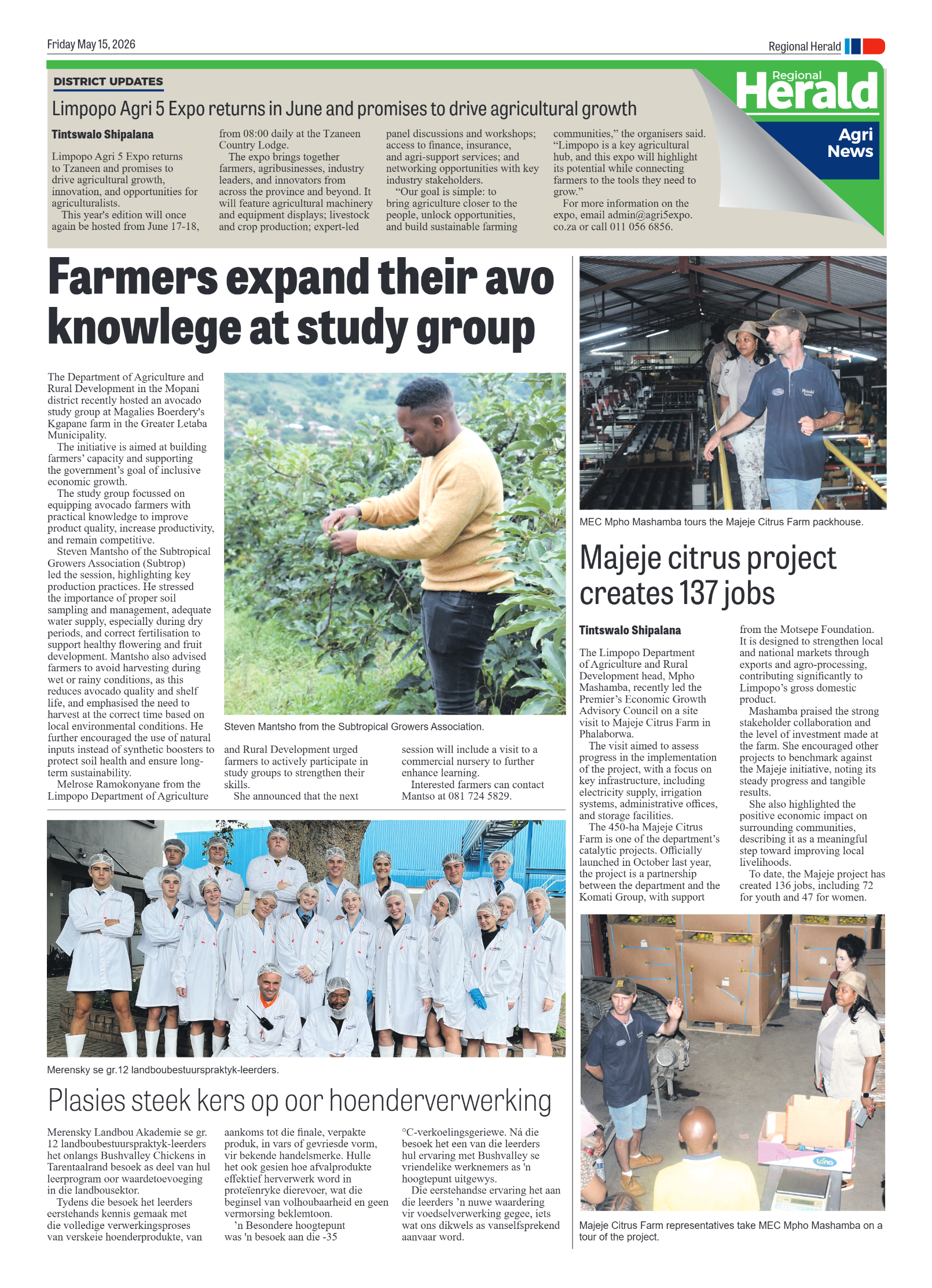 Phalaborwa Herald 15 May 2026 page 3