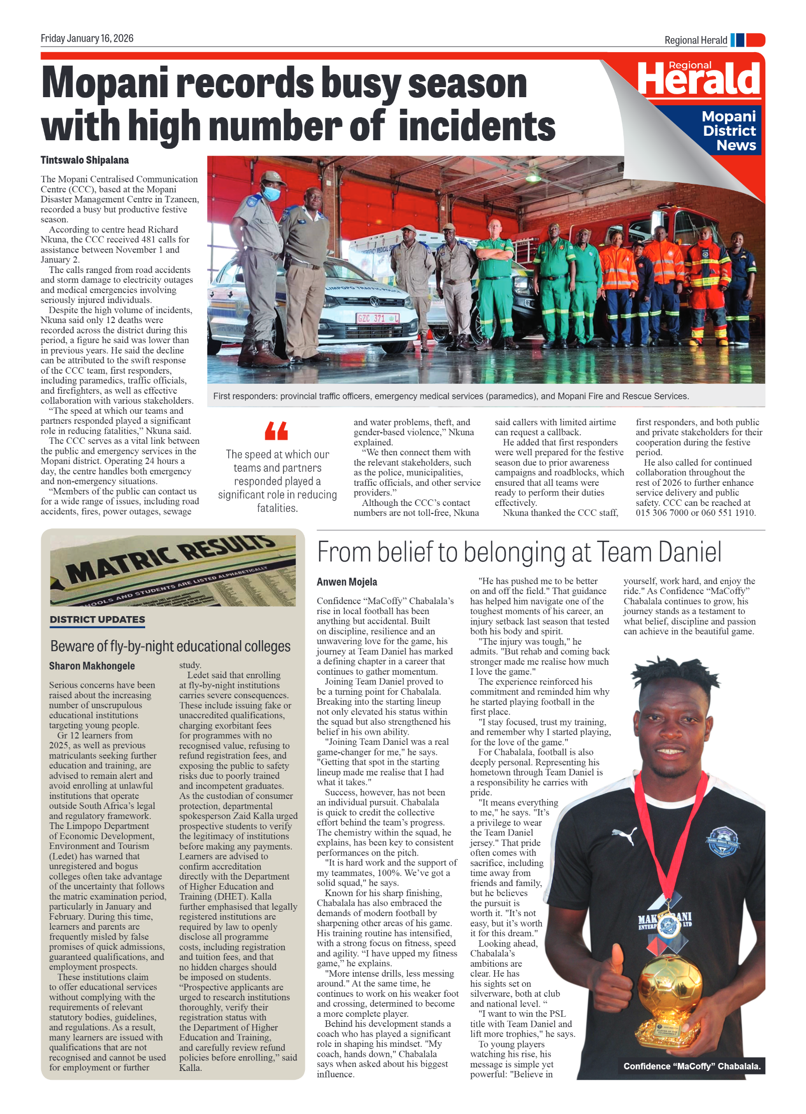 Phalaborwa Herald 16 Jan 2026 page 5