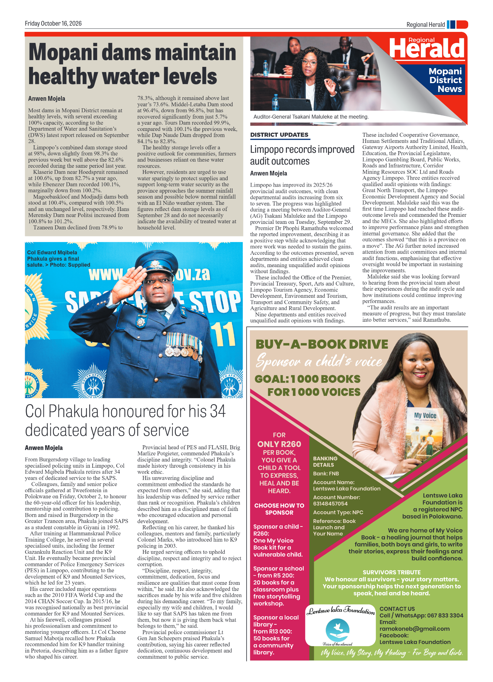Phalaborwa Herald 16 October 2026 page 3