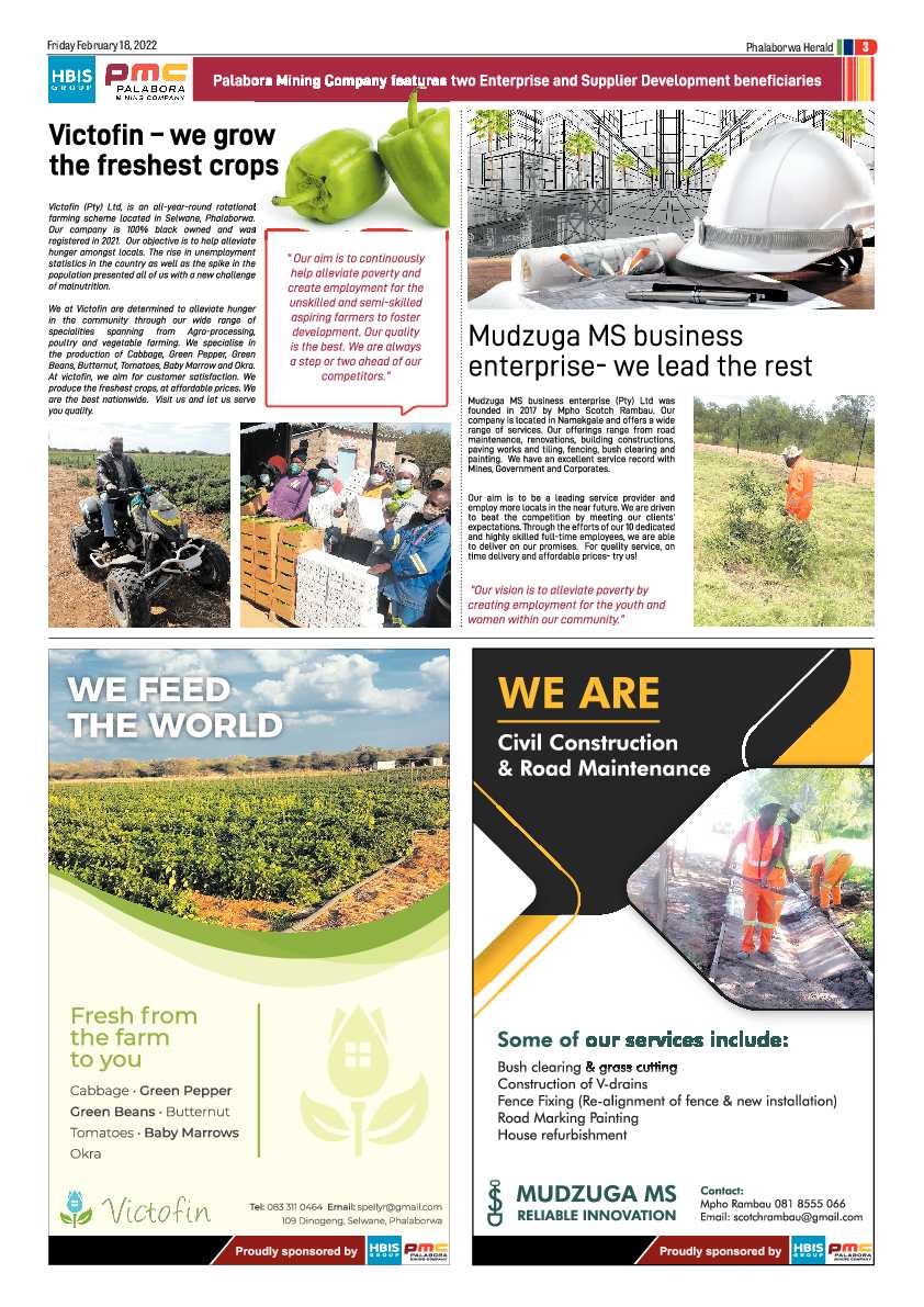 Phalaborwa Herald 18 Feb 2022 page 11